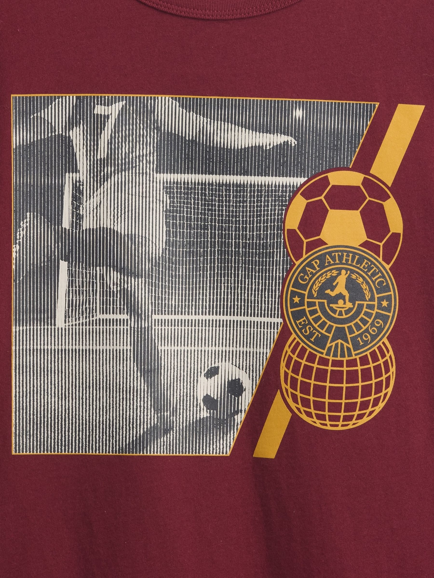Burgundy Red Graphic T-Shirt (4-13yrs) - Image 3 of 3