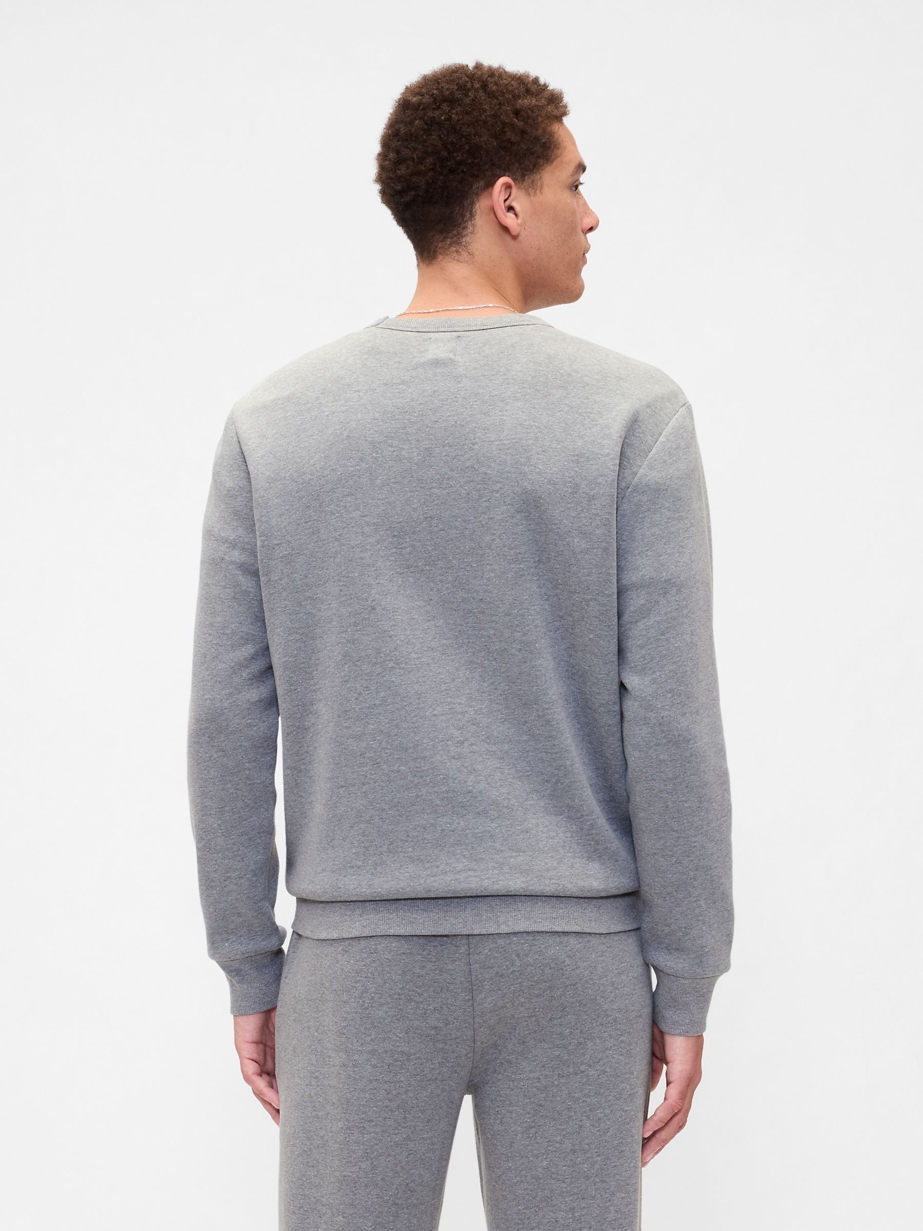 Light Grey Logo Sweatshirt - Image 2 of 4 Light Grey Logo Sweatshirt - Image 2 of 4