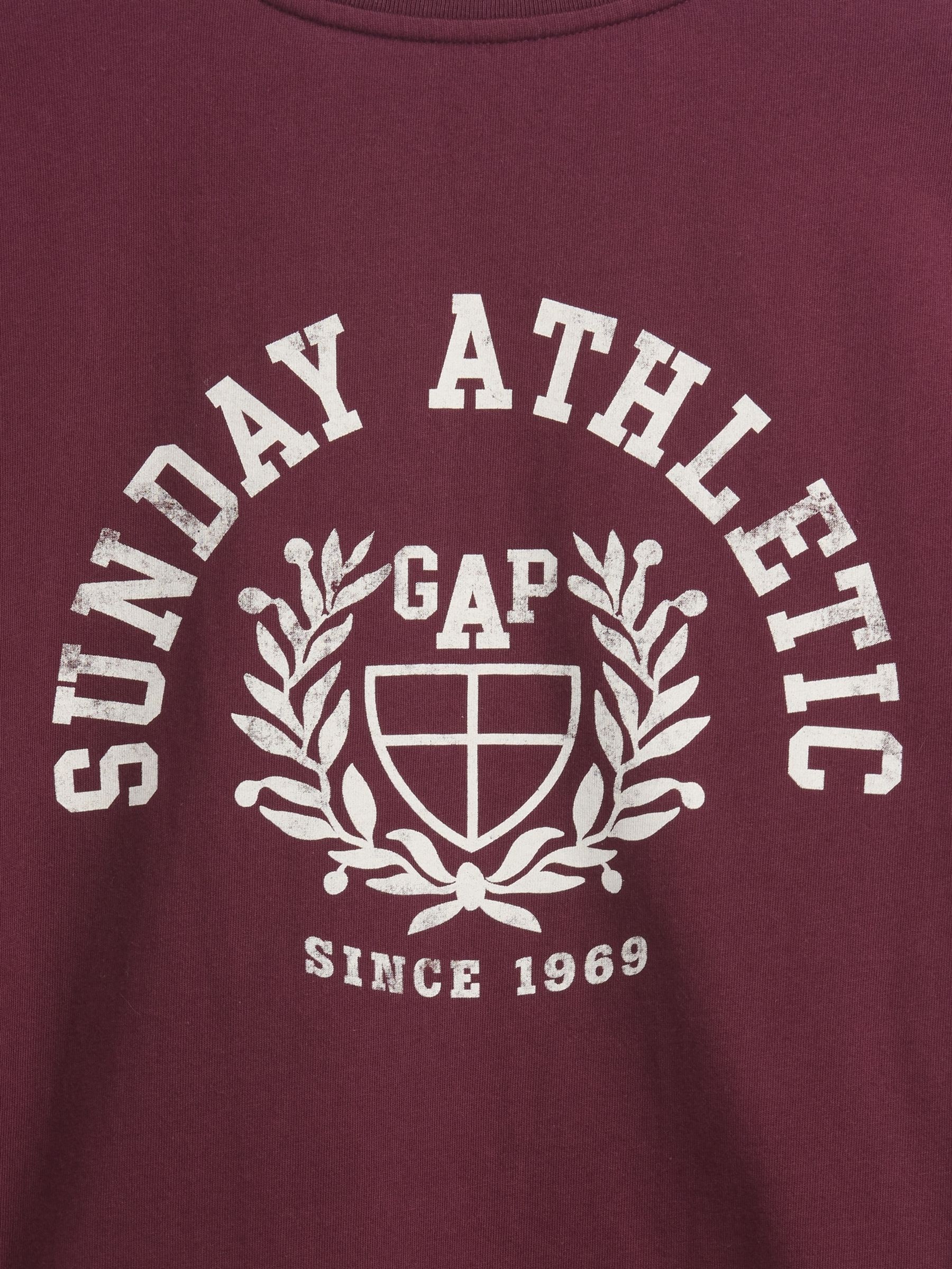 Red Relaxed Graphic Logo T-Shirt - Image 4 of 4
