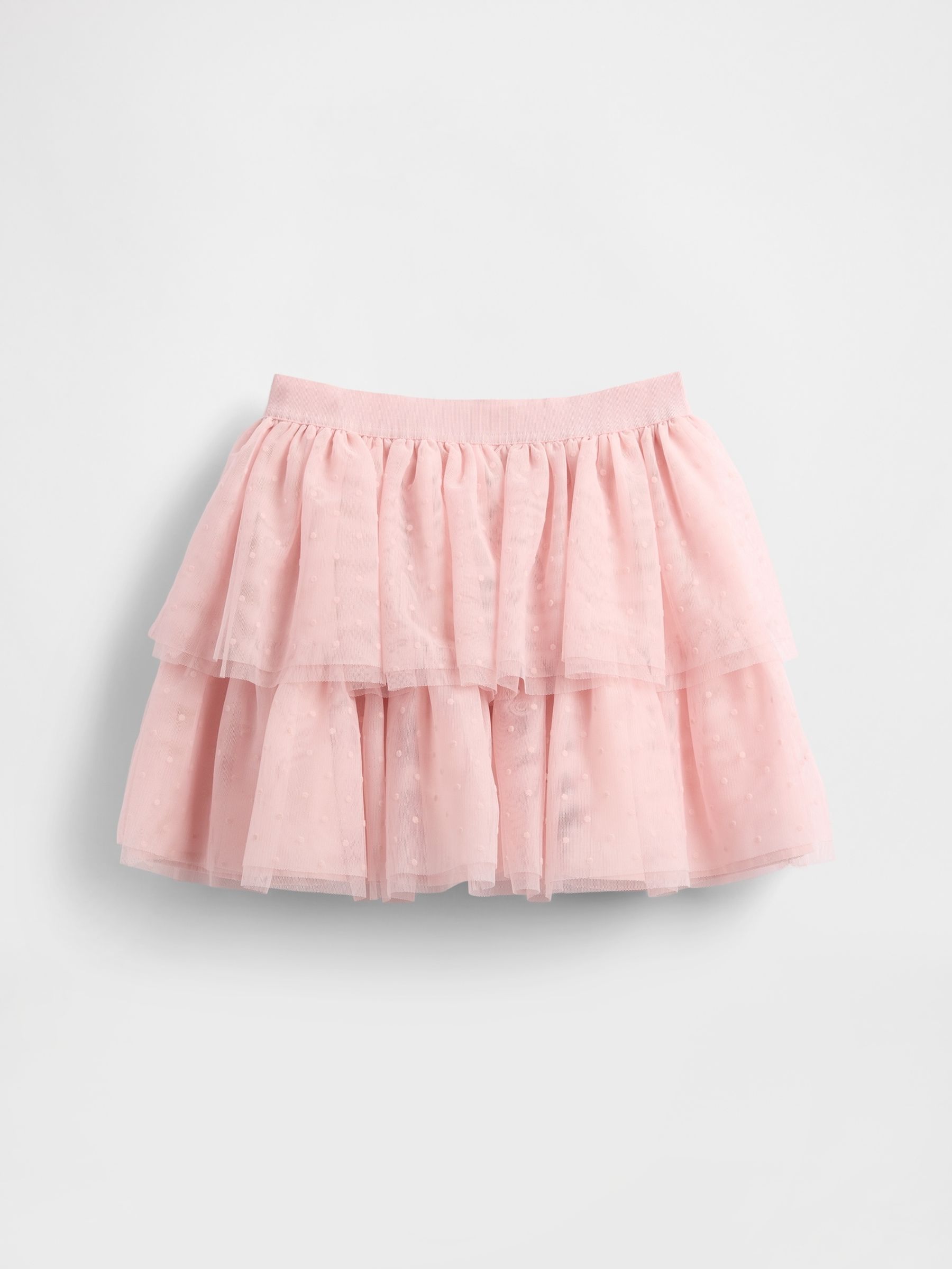 Pink Tiered Tulle Skirt (4-13yrs) - Image 2 of 3 Pink Tiered Tulle Skirt (4-13yrs) - Image 2 of 3