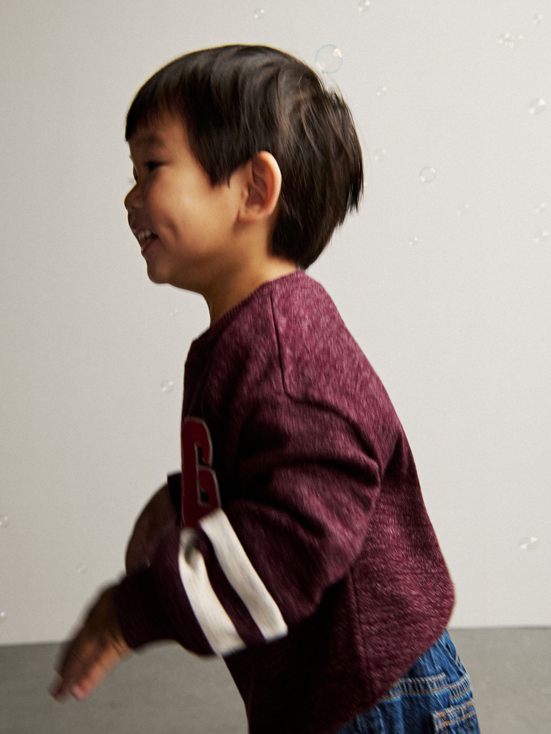 Red Graphic Crew Neck Sweatshirt - Image 3 of 5