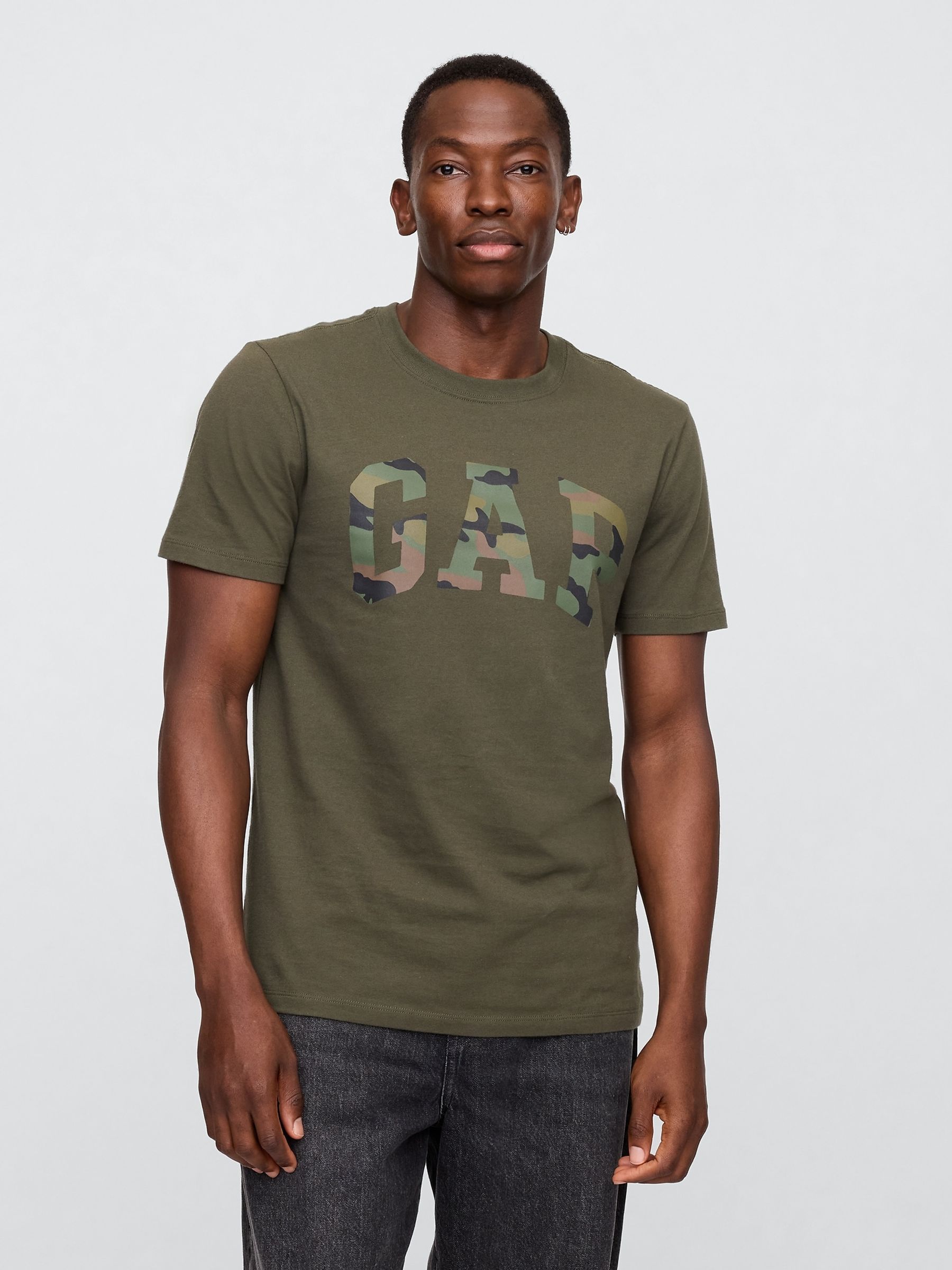 Green Everyday Soft Logo Crew Neck T-Shirt - Image 1 of 5
