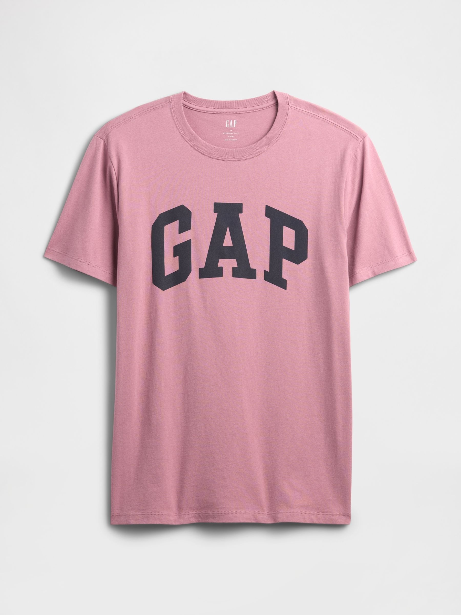 Dusky Pink Everyday Soft Logo Short Sleeve T-Shirt - Image 4 of 5