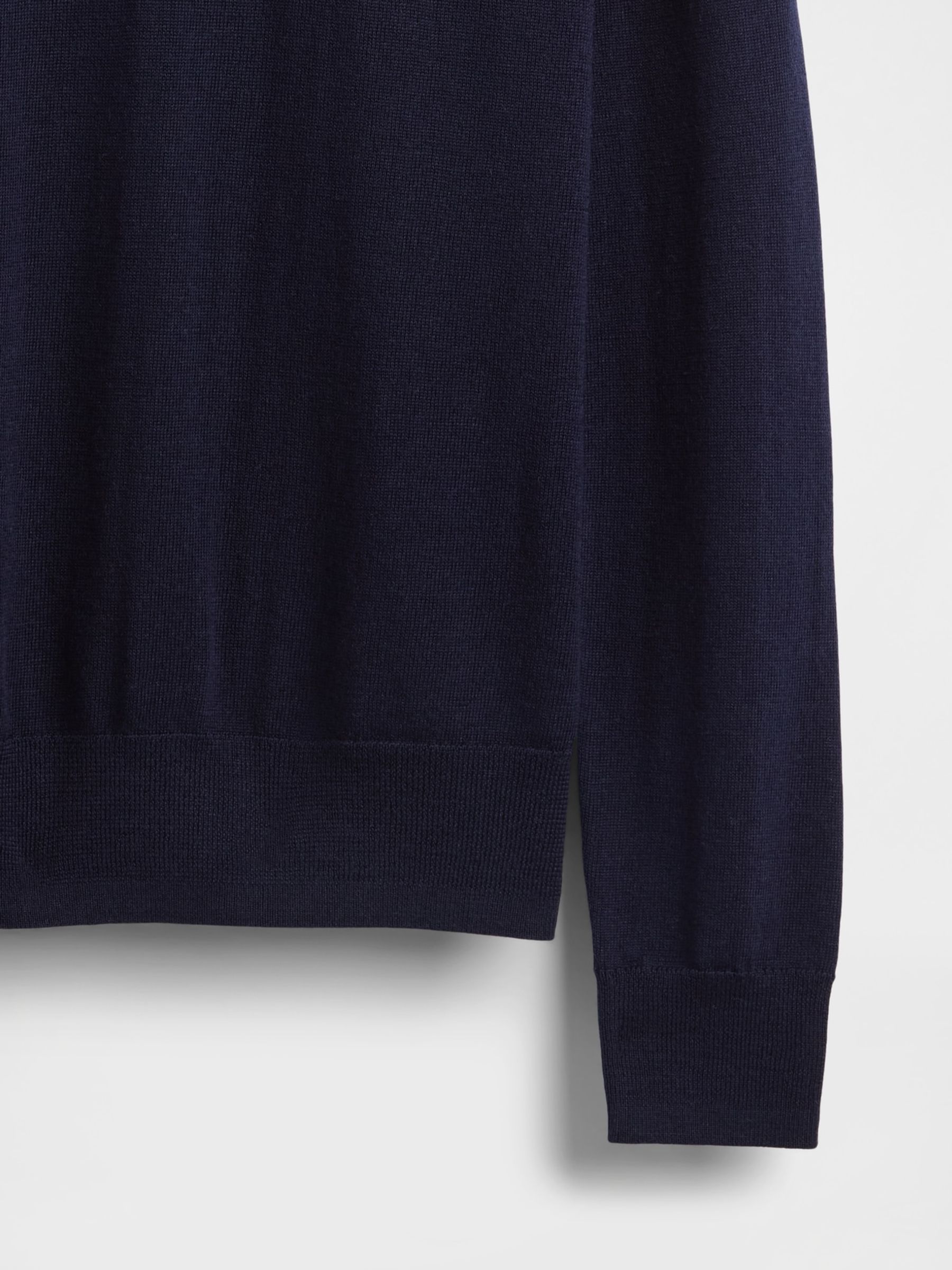 Purple Merino Wool Turtle Neck Jumper - Image 4 of 4