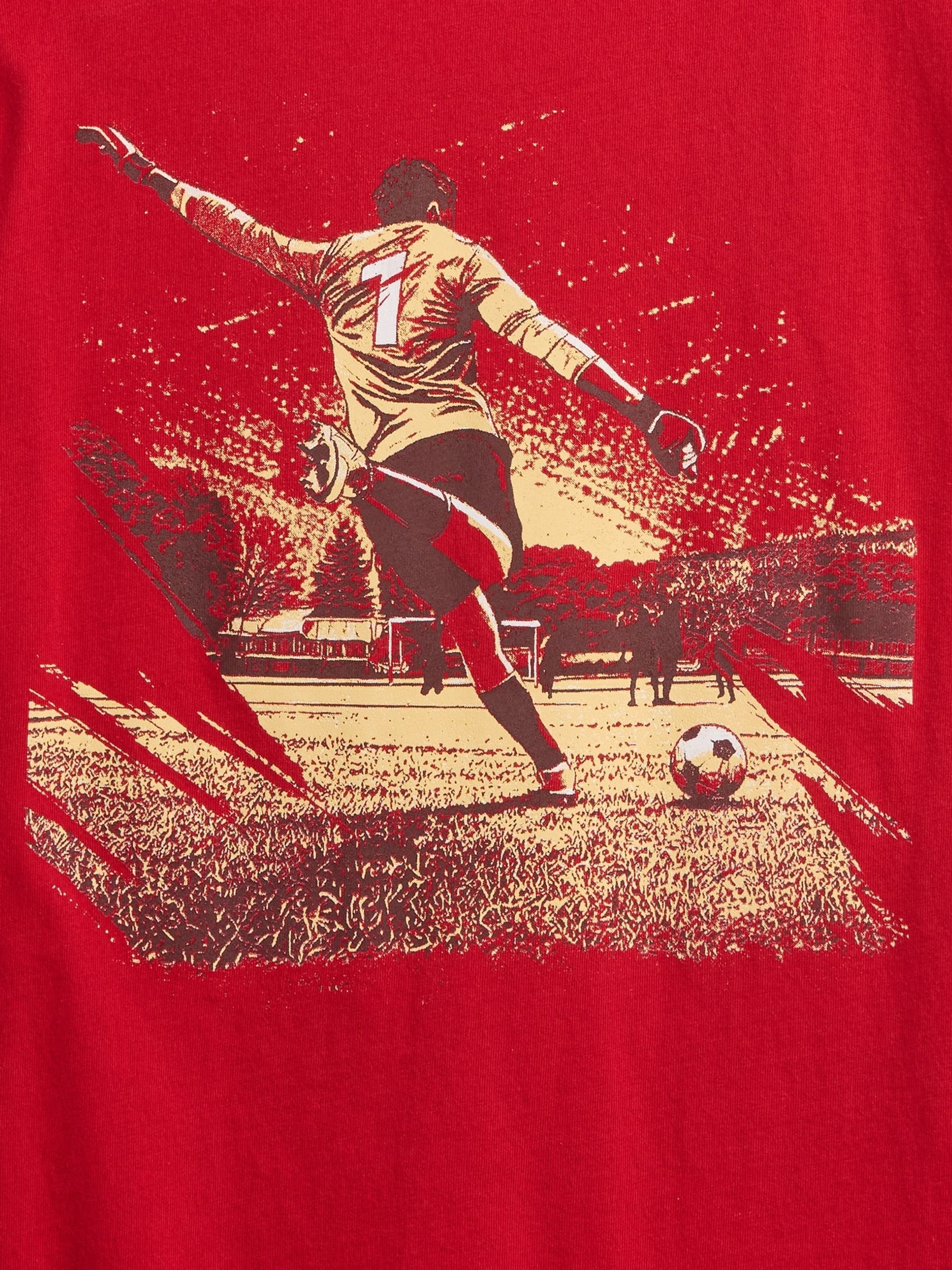 Red Graphic T-Shirt (4-13yrs) - Image 3 of 3