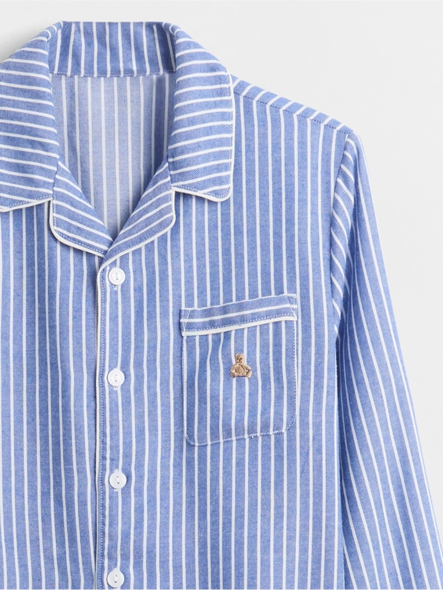 Blue Stripe Matching Family Christmas Pyjamas - Image 7 of 7 Blue Stripe Matching Family Christmas Pyjamas - Image 7 of 7