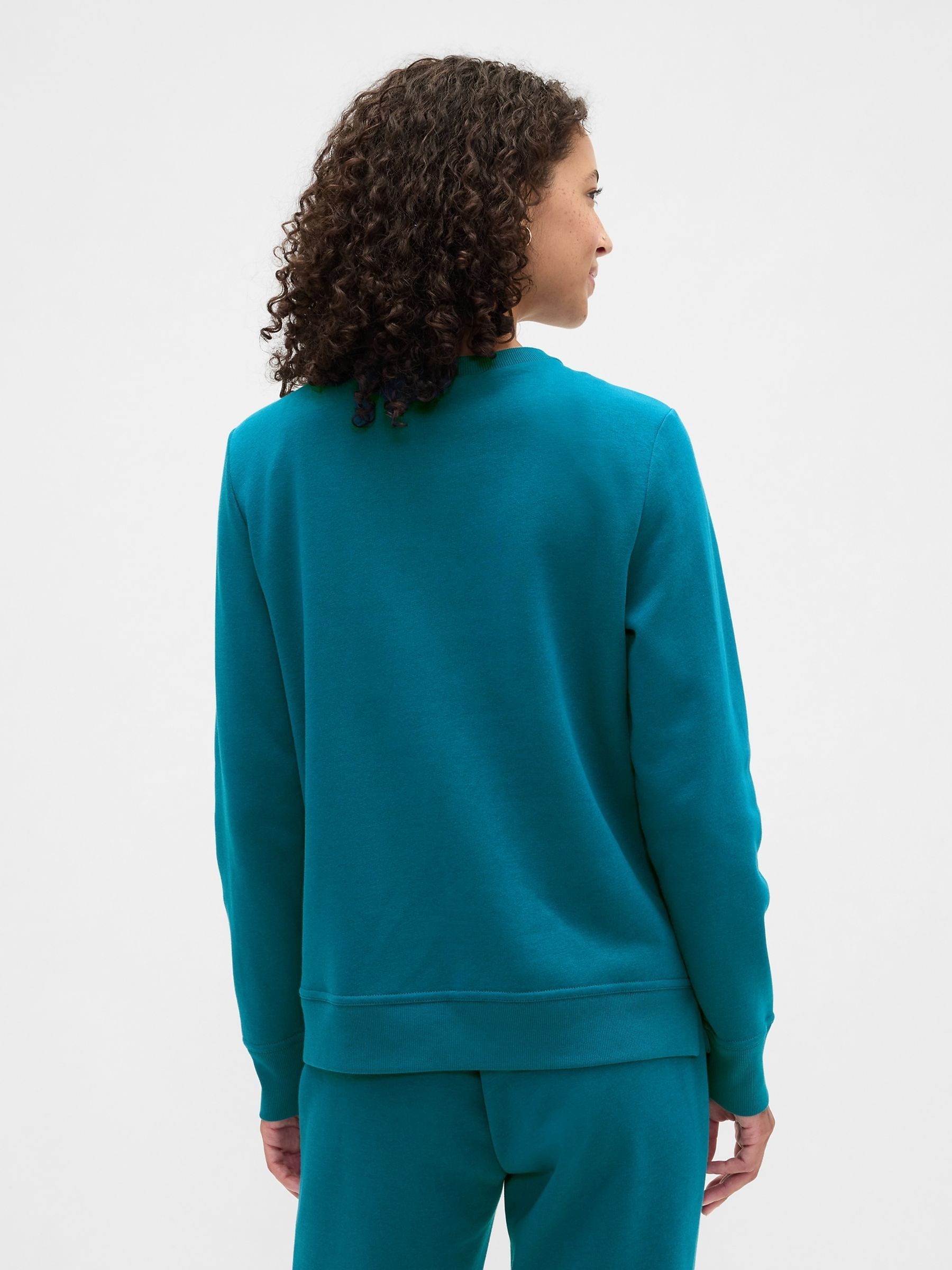 Blue Relaxed Logo Crew Neck Jumper - Image 2 of 5