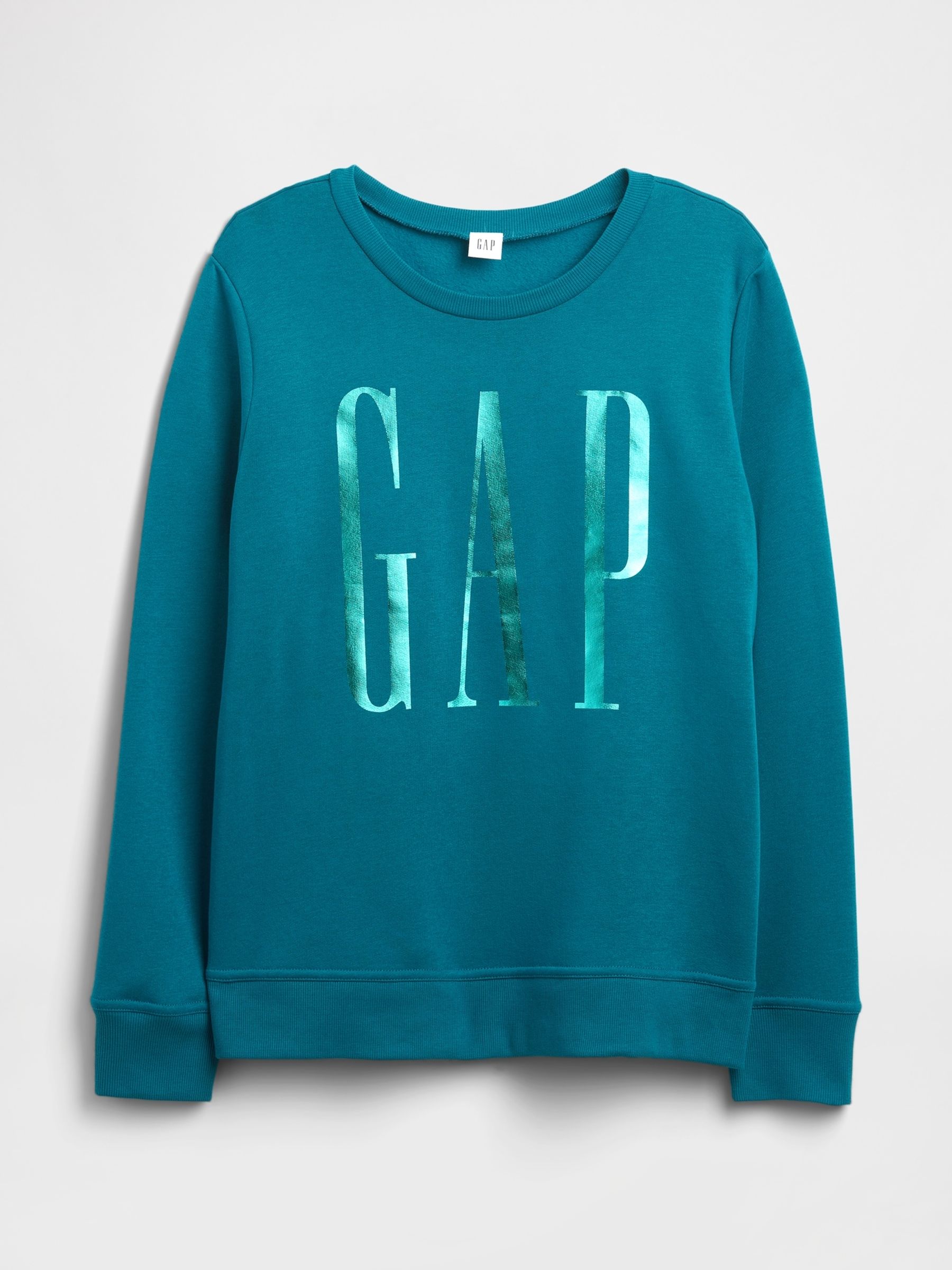 Blue Relaxed Logo Crew Neck Jumper - Image 5 of 5