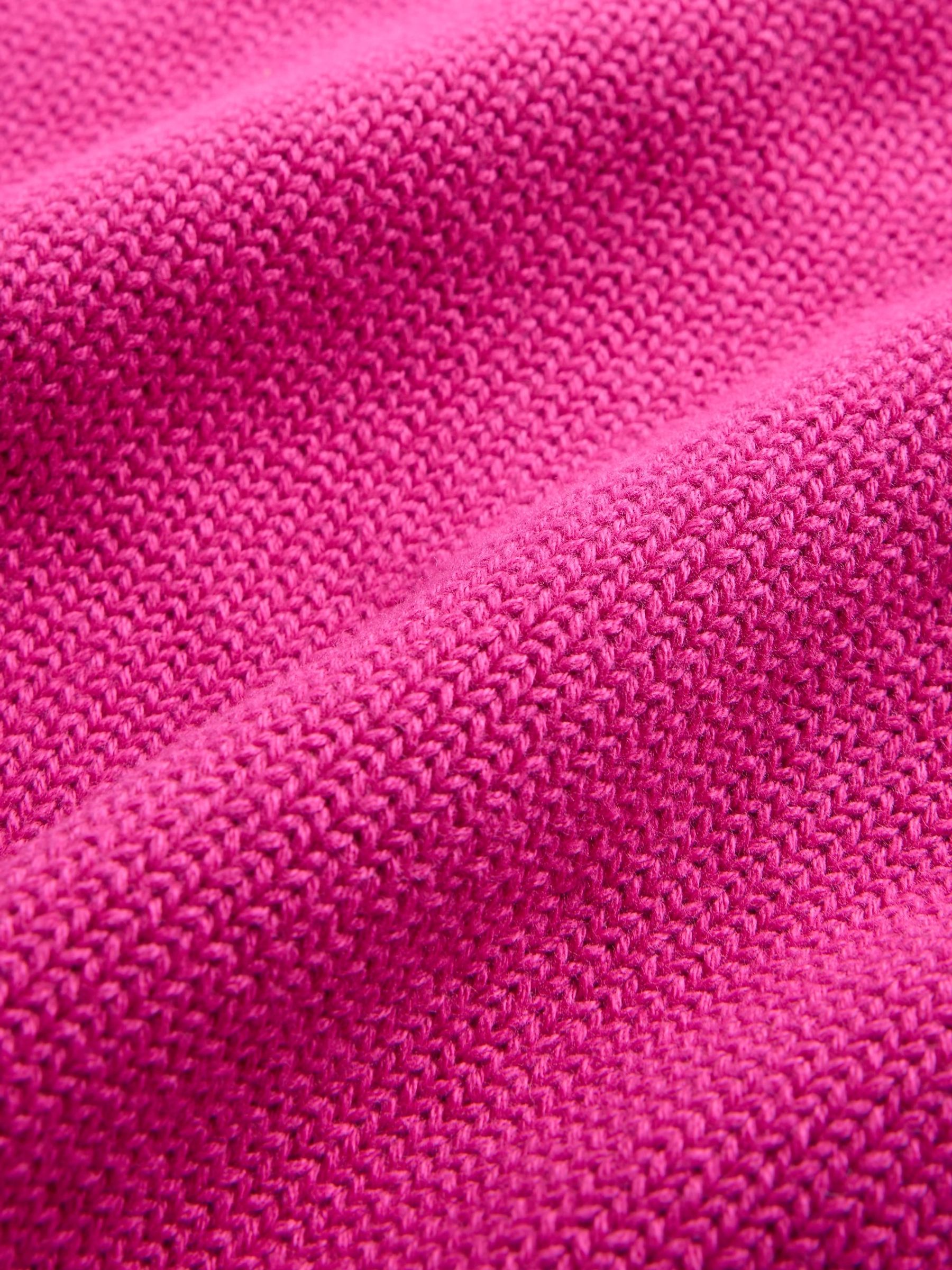Pink Boxy V-Neck Jumper - Image 5 of 5 Pink Boxy V-Neck Jumper - Image 5 of 5