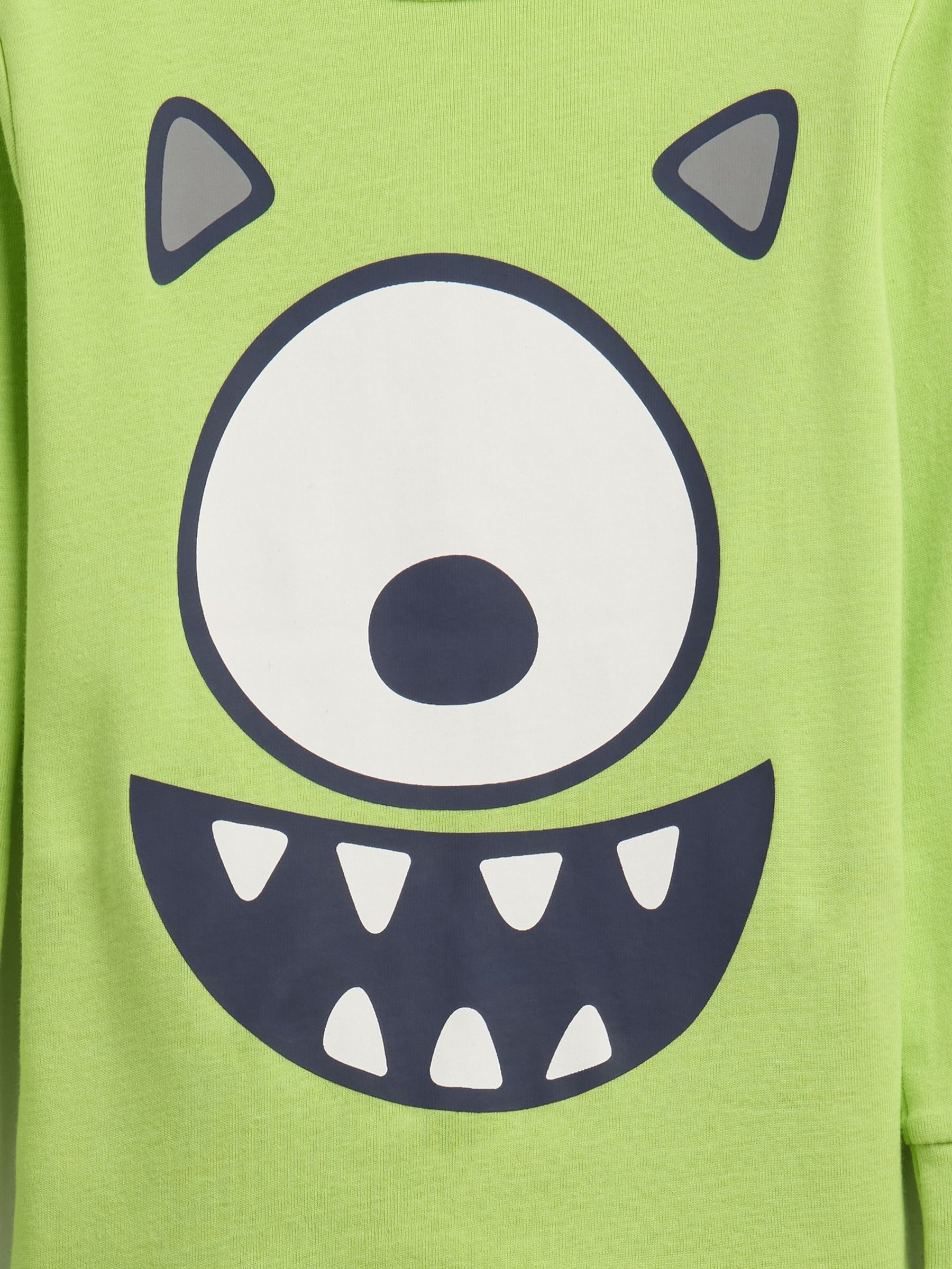 Green Mike Wazowksi Disney Monsters Inc. Pyjama Set (6mths-5yrs) - Image 3 of 3
