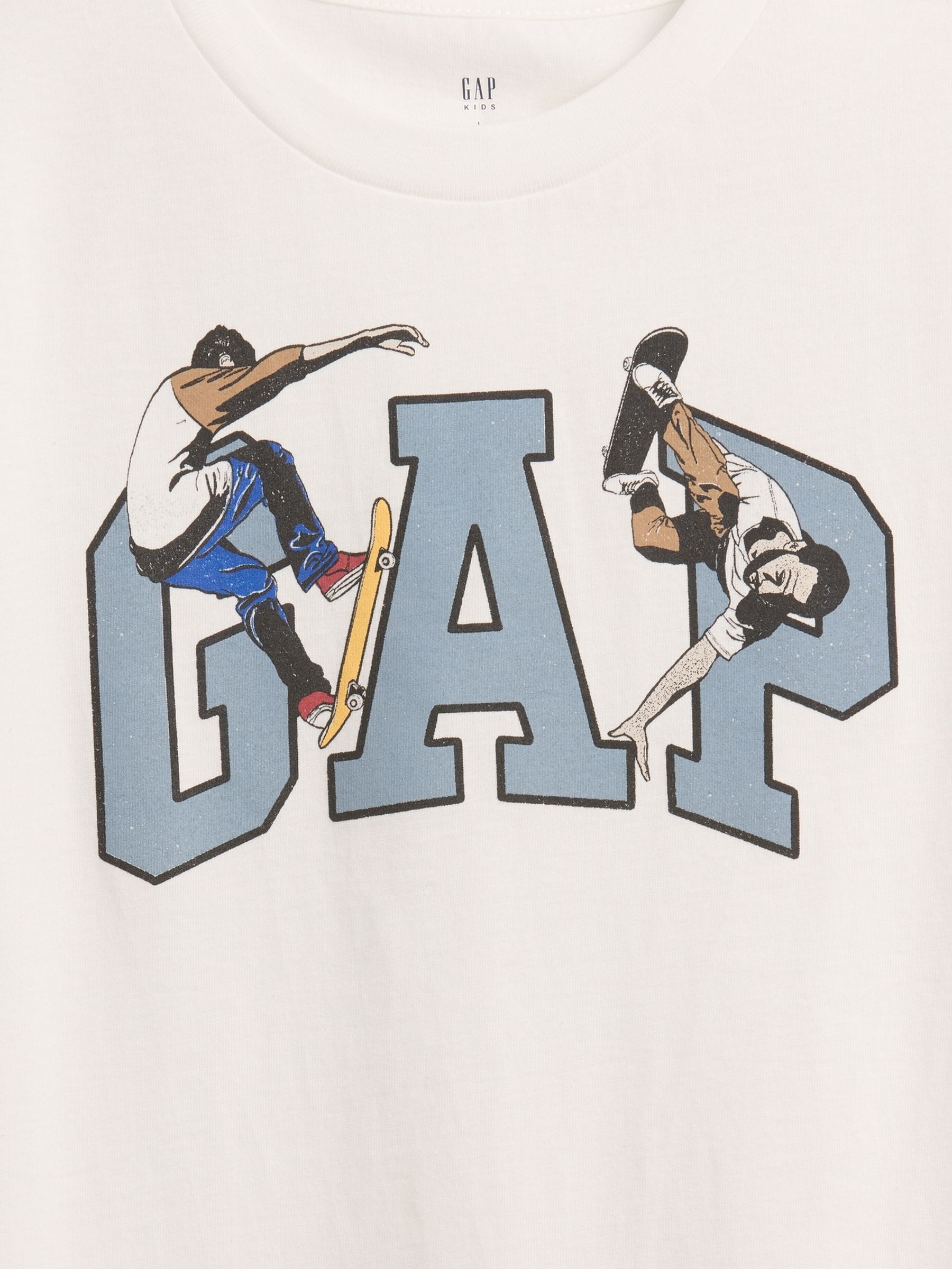White Logo Graphic T-Shirt (4-13yrs) - Image 3 of 3