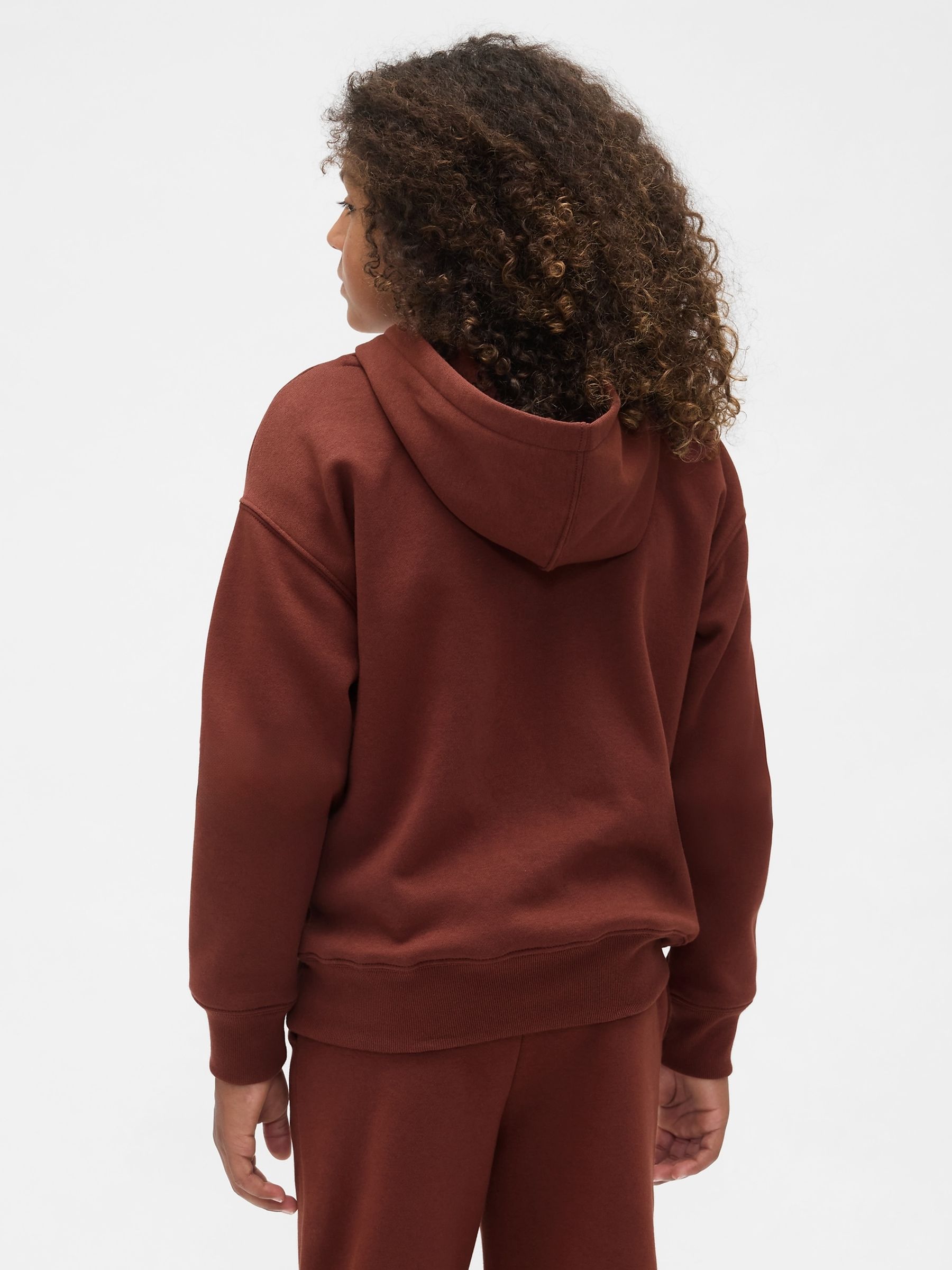 Brown Relaxed Logo Hoodie (4-13yrs) - Image 2 of 5