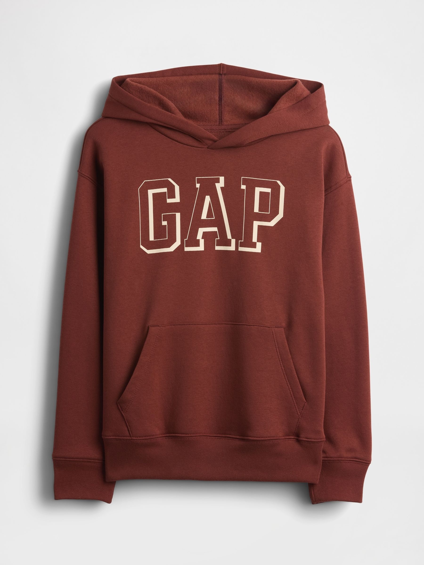 Brown Relaxed Logo Hoodie (4-13yrs) - Image 4 of 5