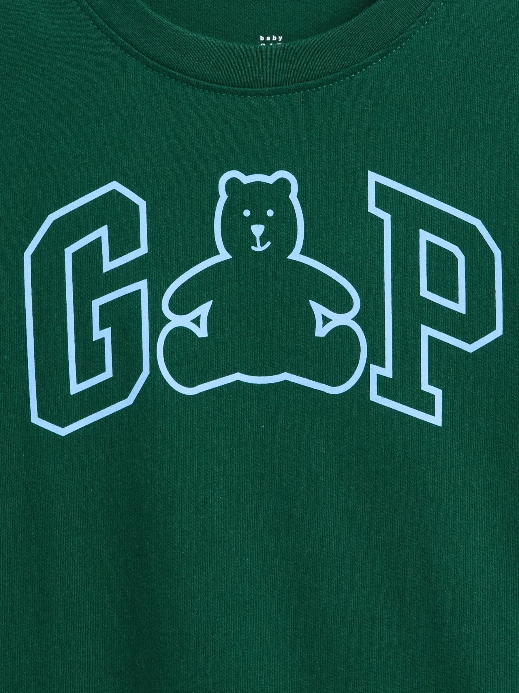 Green Logo Crew Neck Short Sleeve T-Shirt (6mths-5yrs) - Image 3 of 3