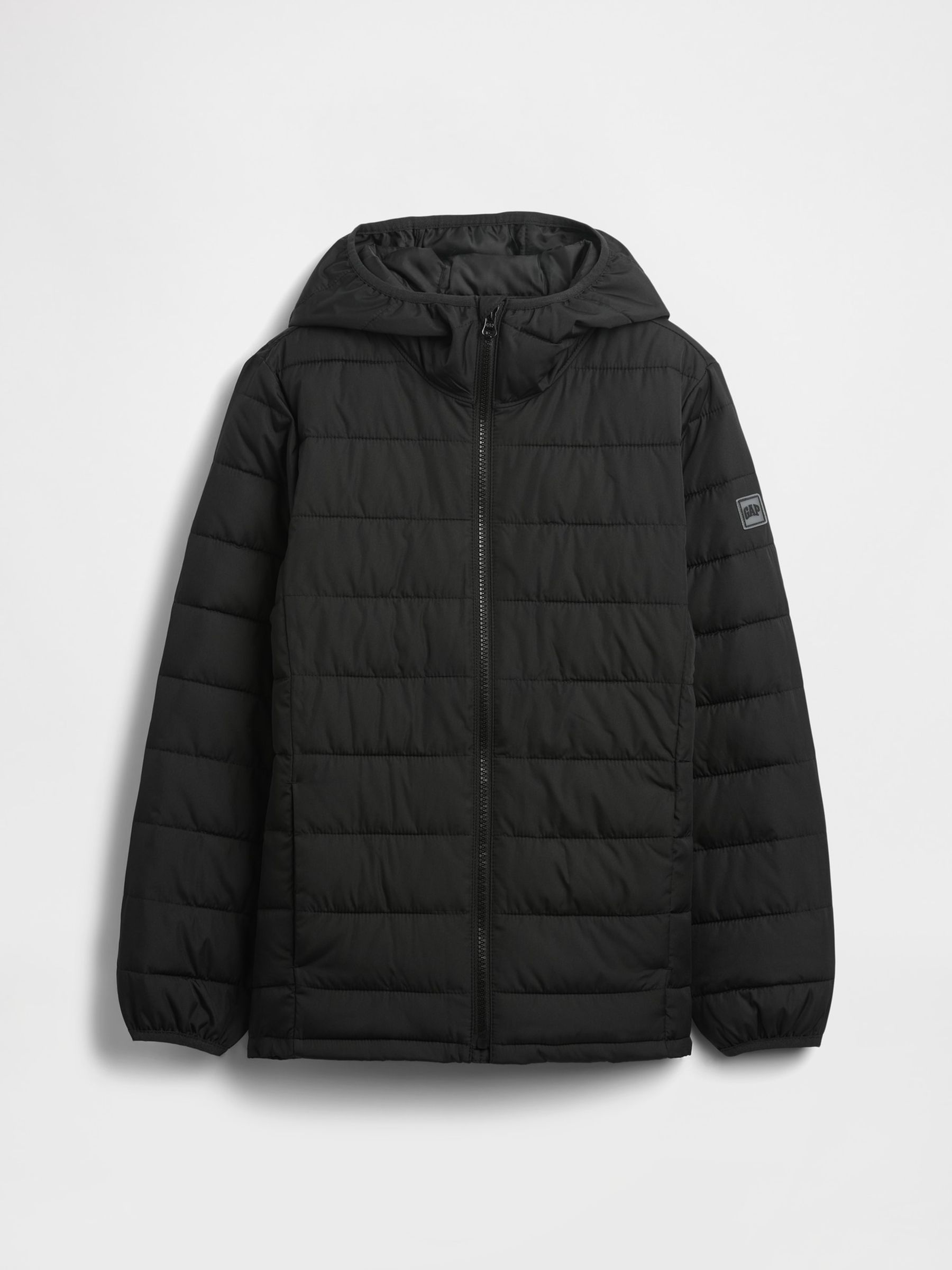Black Cold Control Puffer Jacket (4-13yrs) - Image 4 of 5