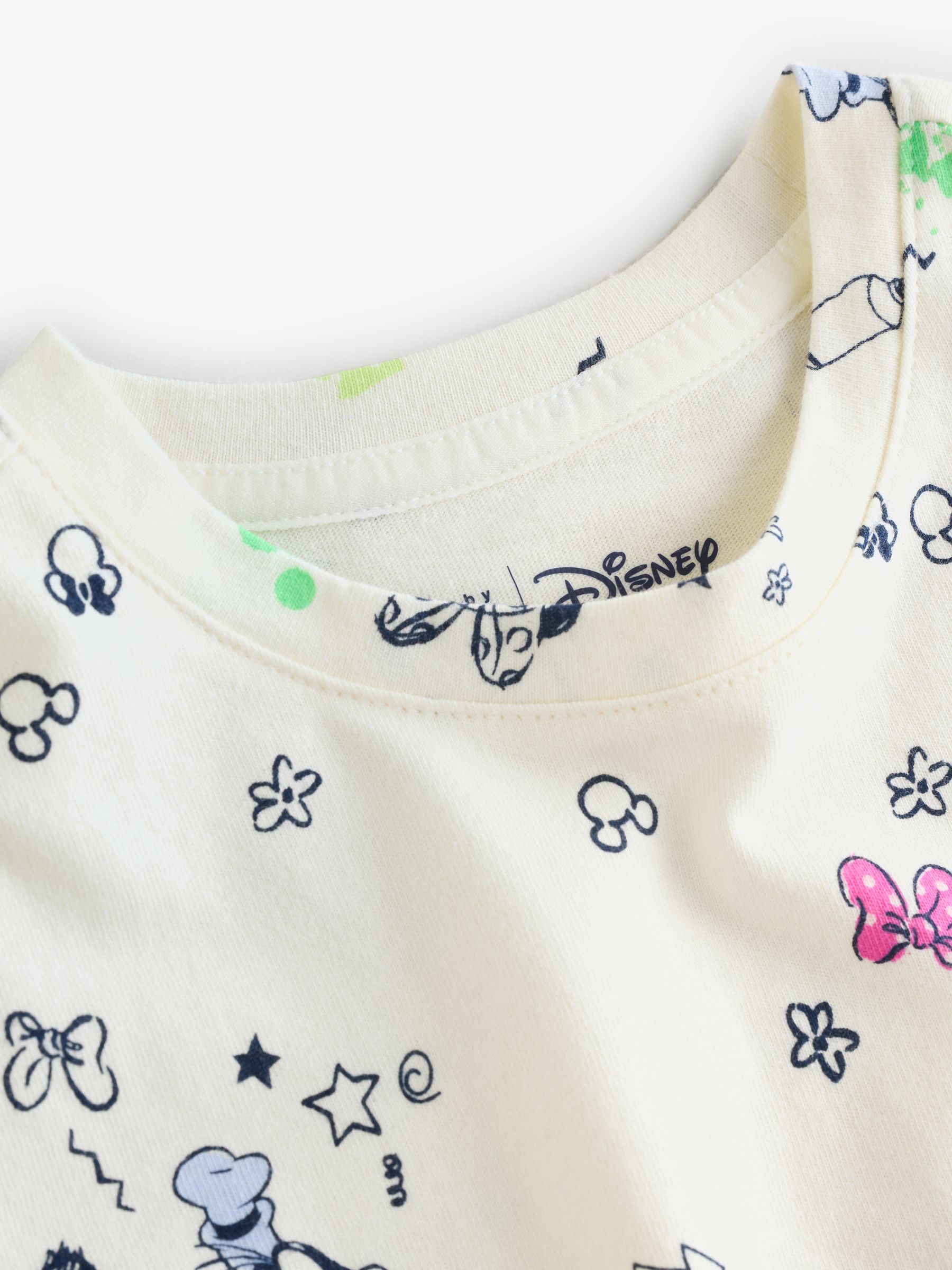 White Disney Ruffle-Sleeve T-Shirt - Image 6 of 8