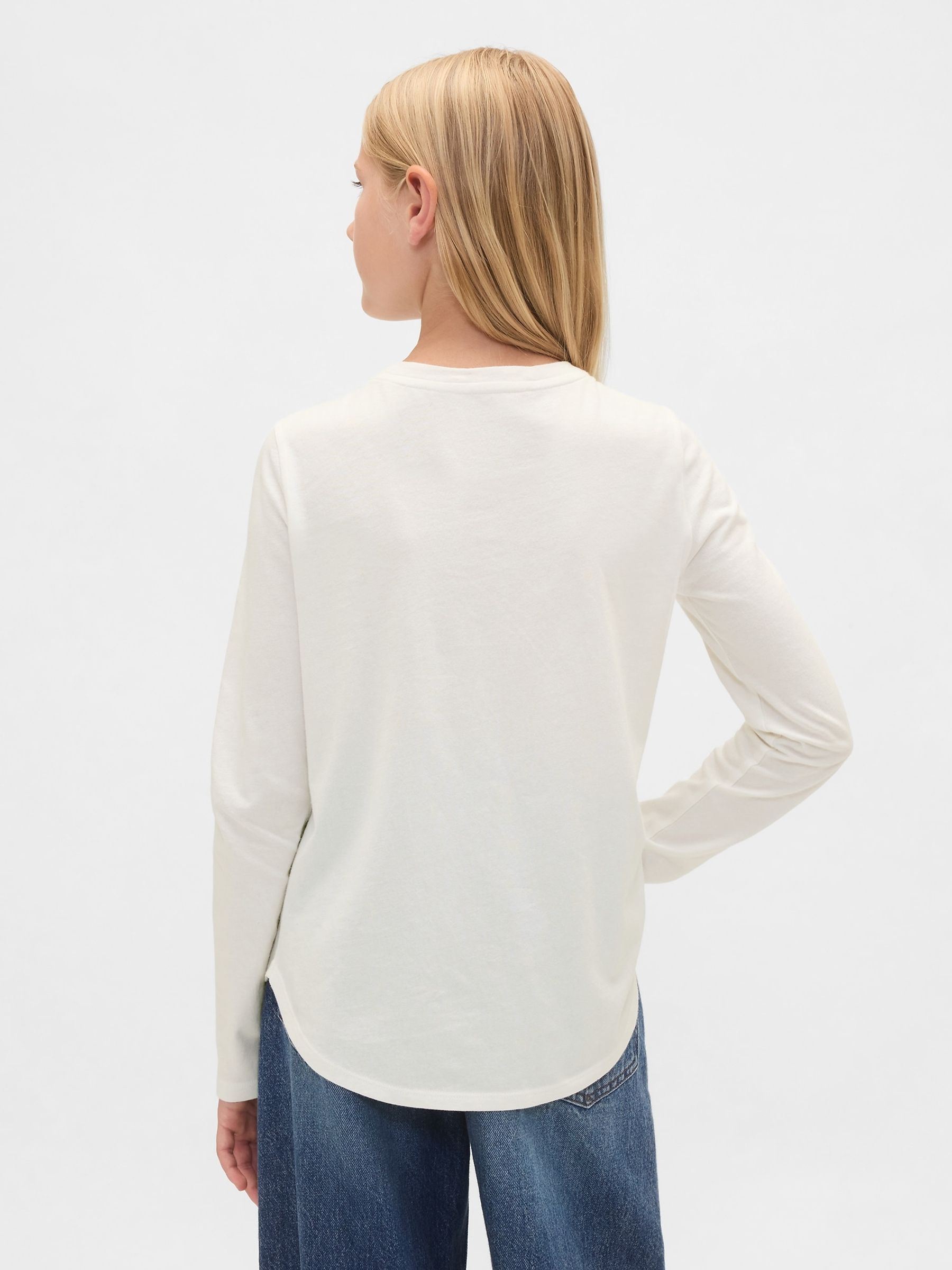 White Flippy-Sequin Graphic T-Shirt - Image 2 of 4