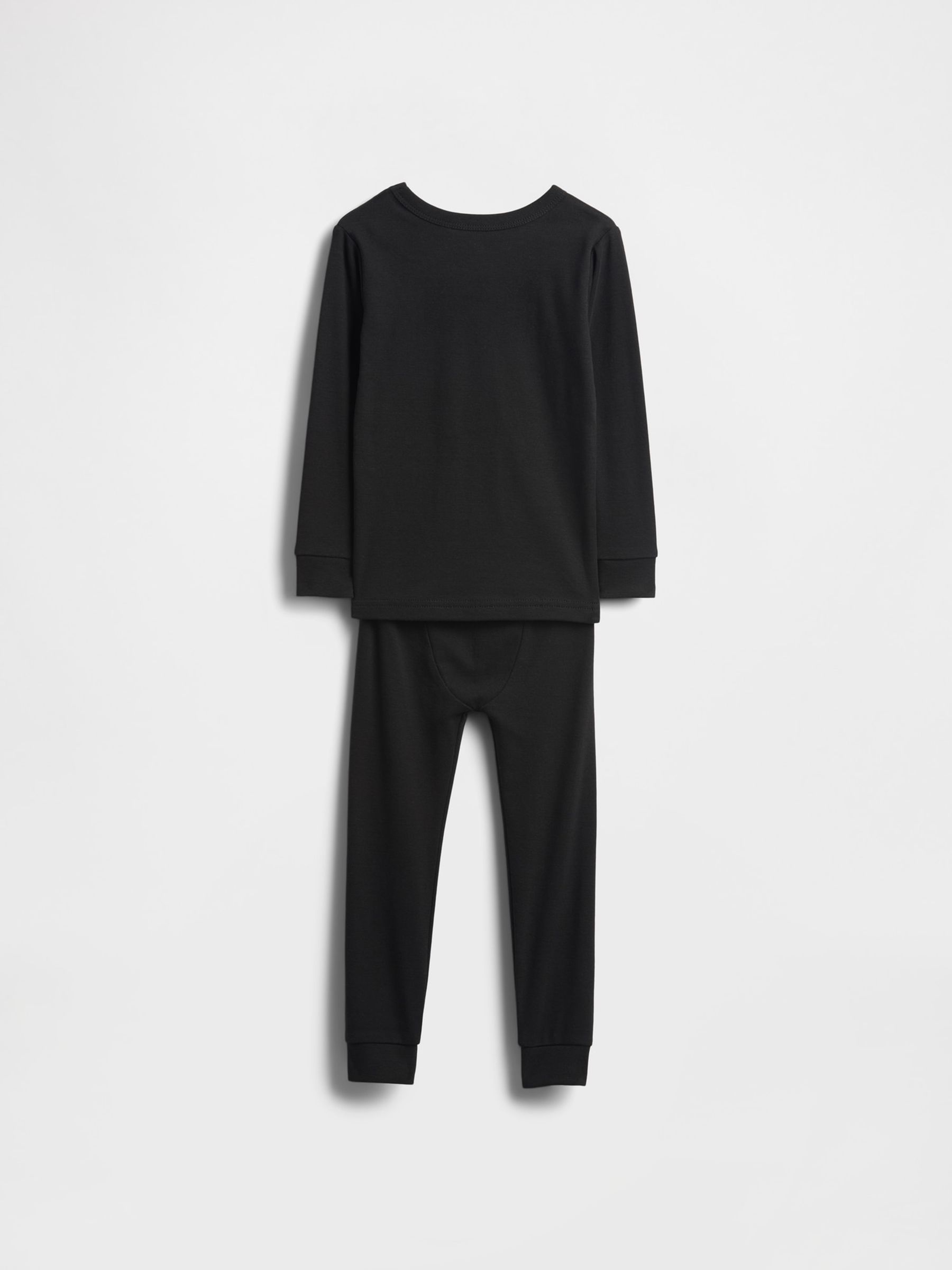 Black Skeleton Brushed Cotton Halloween Pyjamas Set (6mths-5yrs) - Image 2 of 2