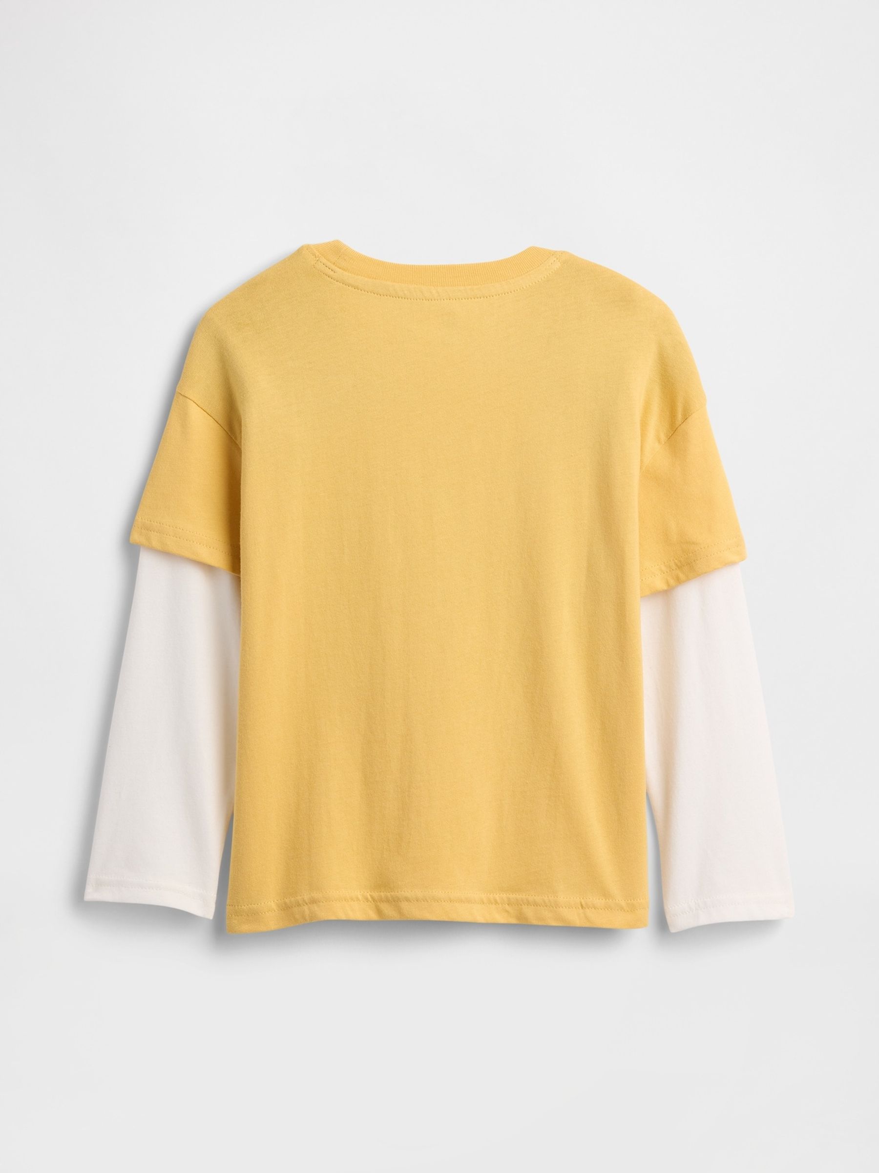 Yellow Graphic Crew Neck Short Sleeve T-Shirt (6mths-5yrs) - Image 2 of 3 Yellow Graphic Crew Neck Short Sleeve T-Shirt (6mths-5yrs) - Image 2 of 3