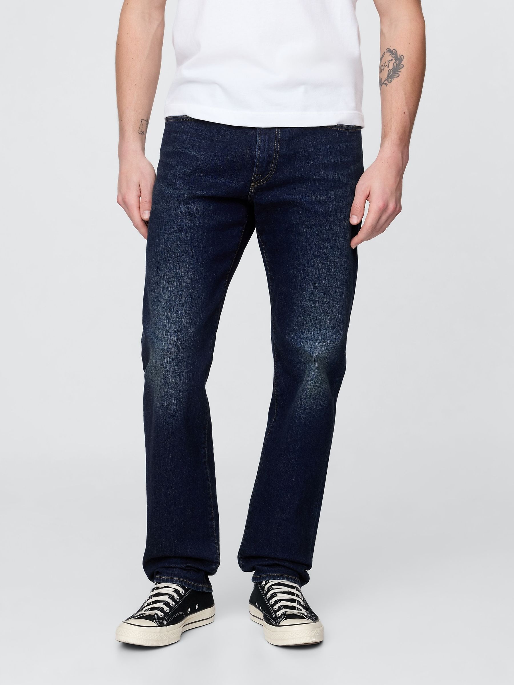 Blue Indigo Straight Jeans - Image 2 of 6