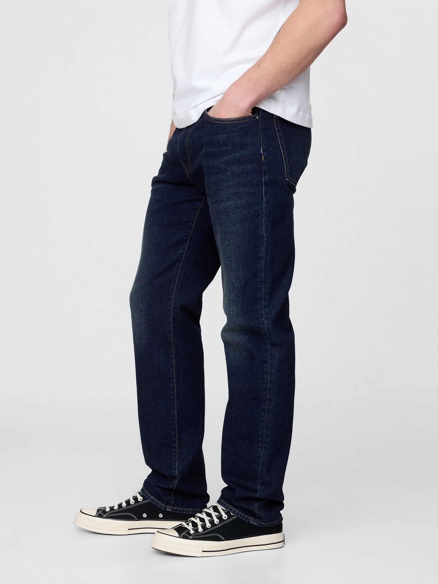 Blue Indigo Straight Jeans - Image 4 of 6