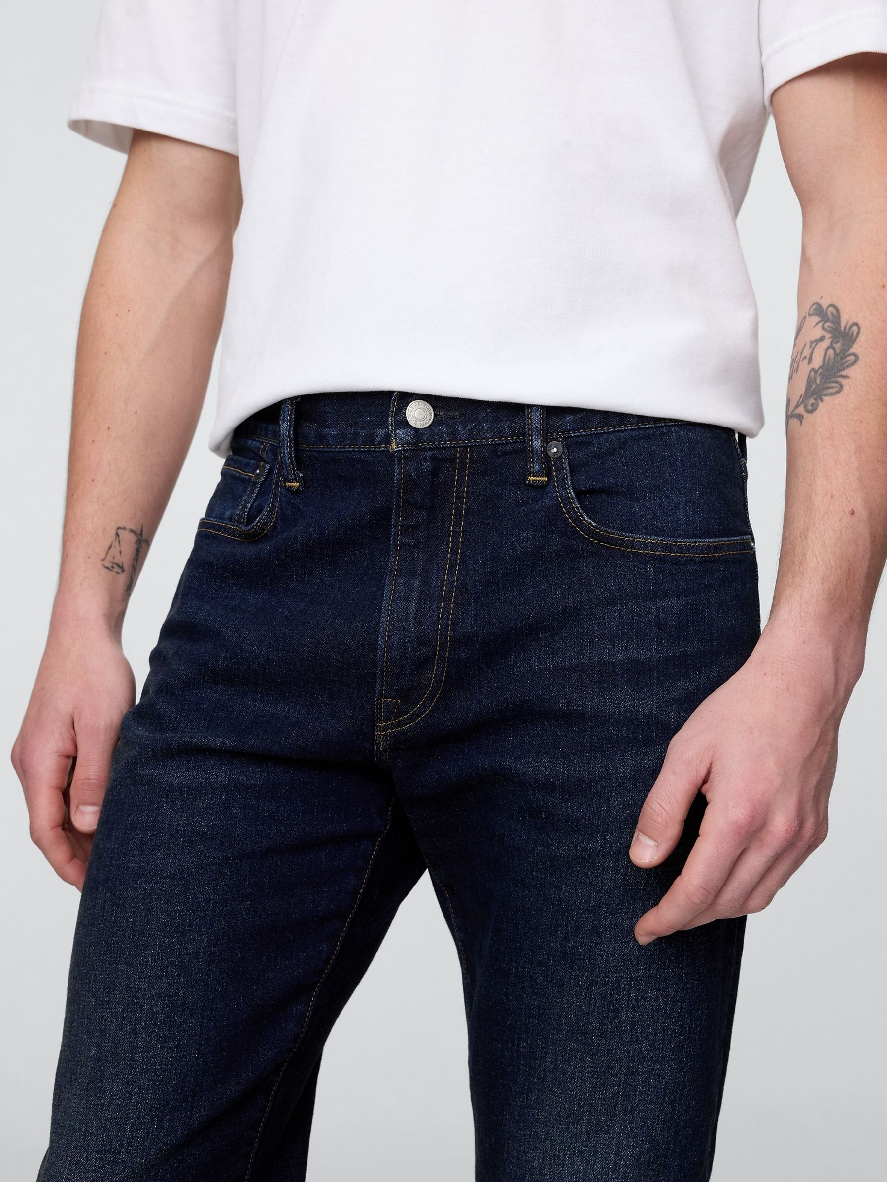 Blue Indigo Straight Jeans - Image 5 of 6