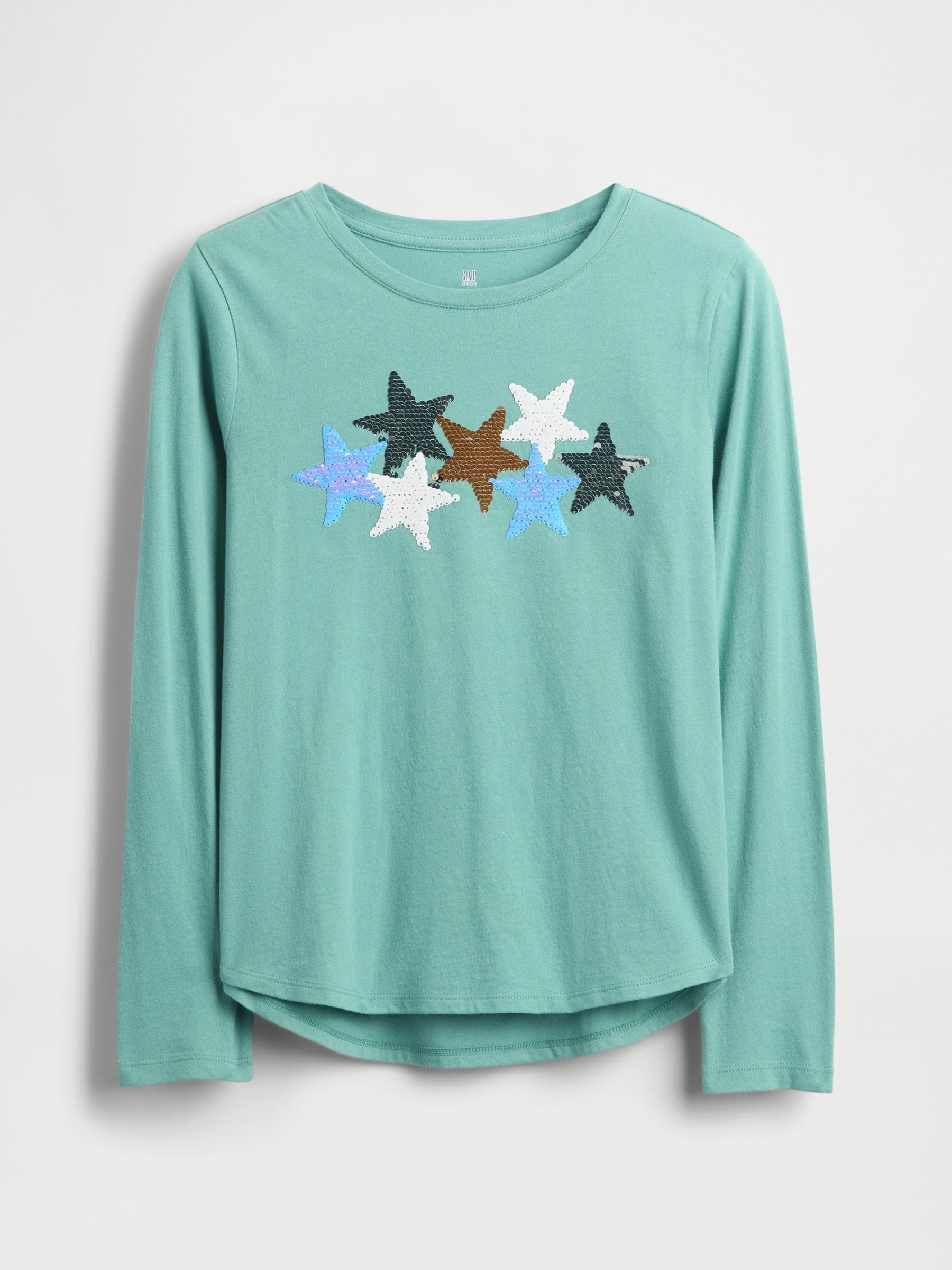 Green Flippy-Sequin Graphic T-Shirt - Image 3 of 4