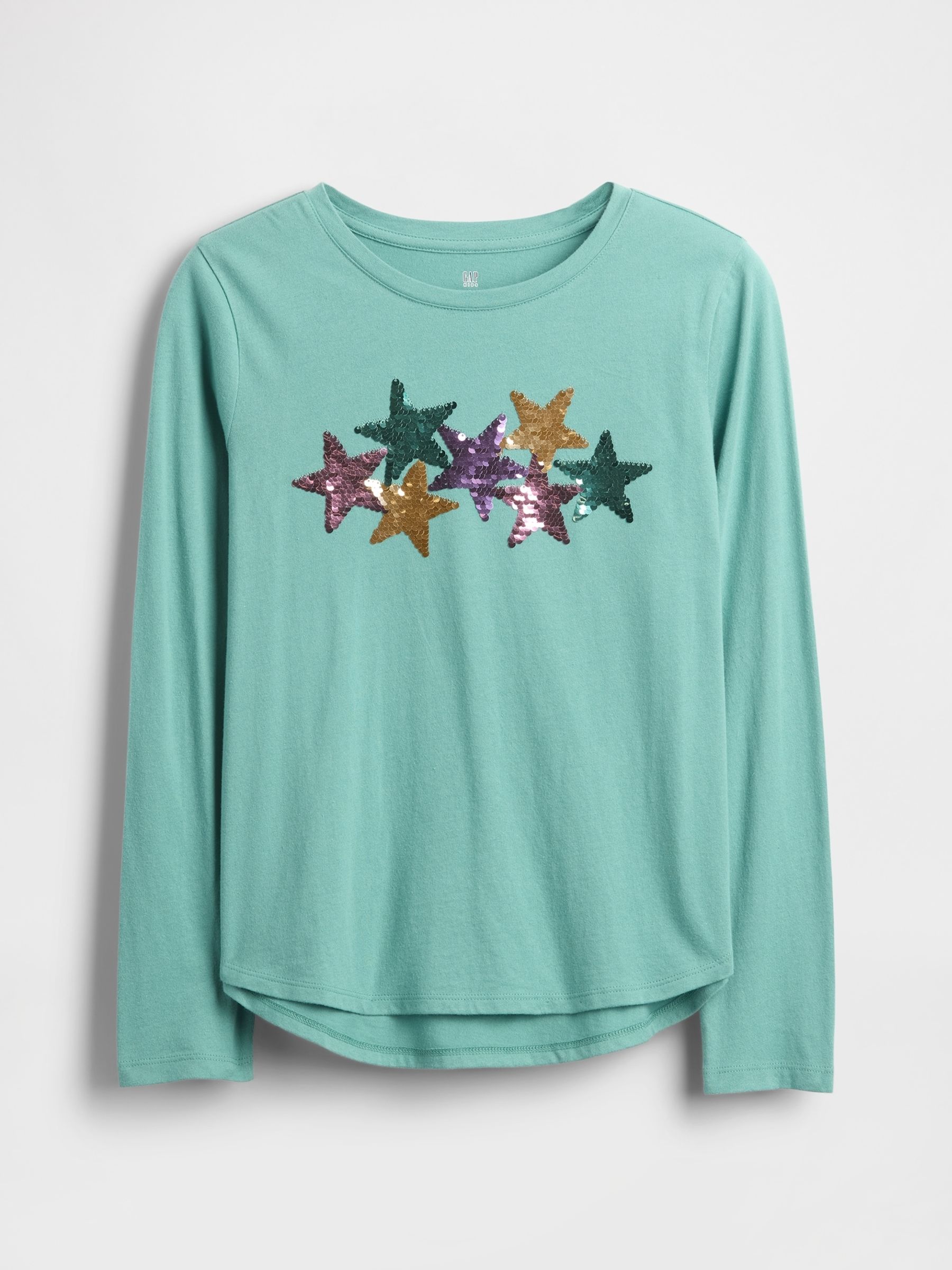 Green Flippy-Sequin Graphic T-Shirt - Image 4 of 4