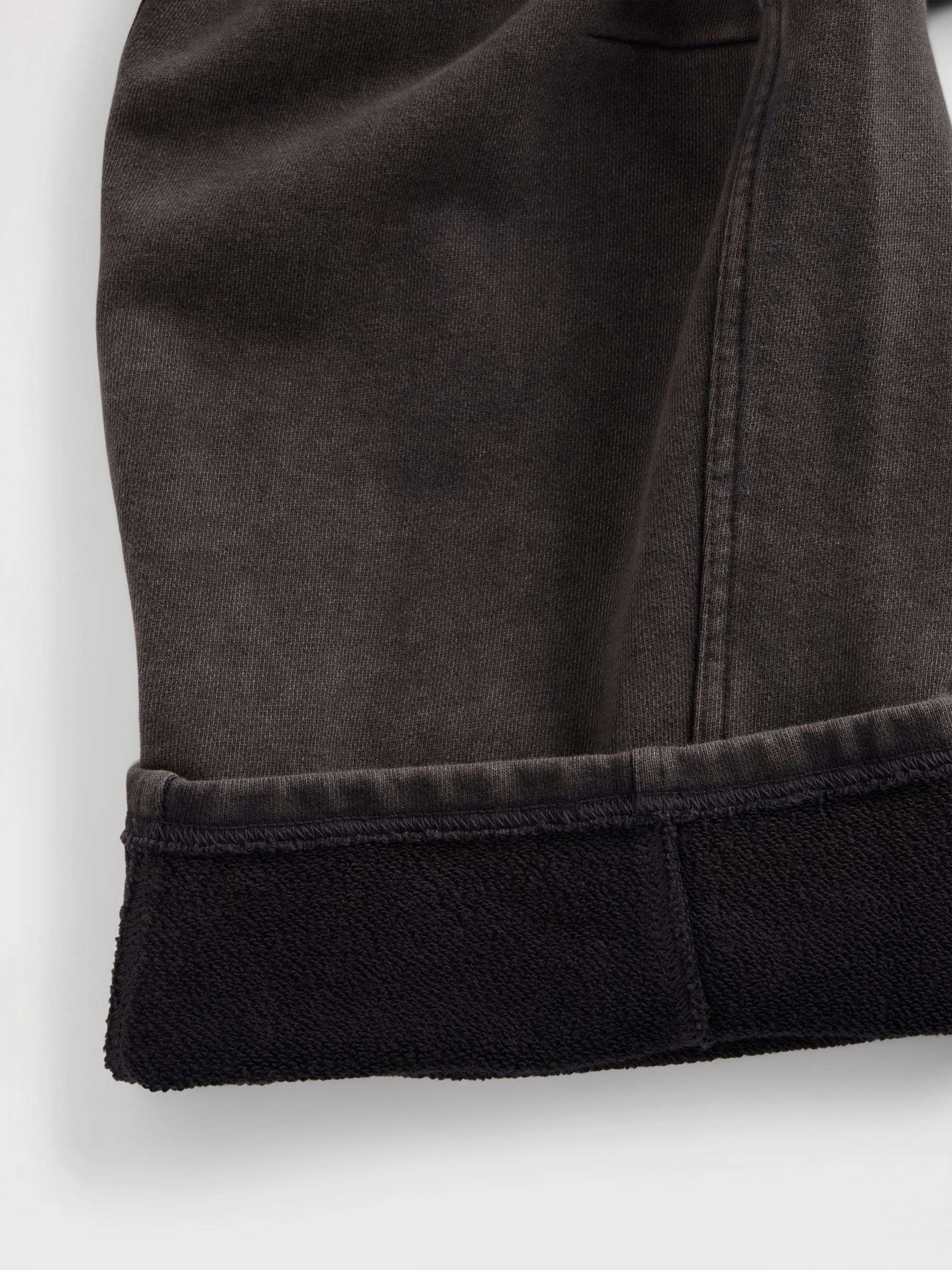 Black Heavyweight French Terry Barrel Joggers - Image 5 of 5