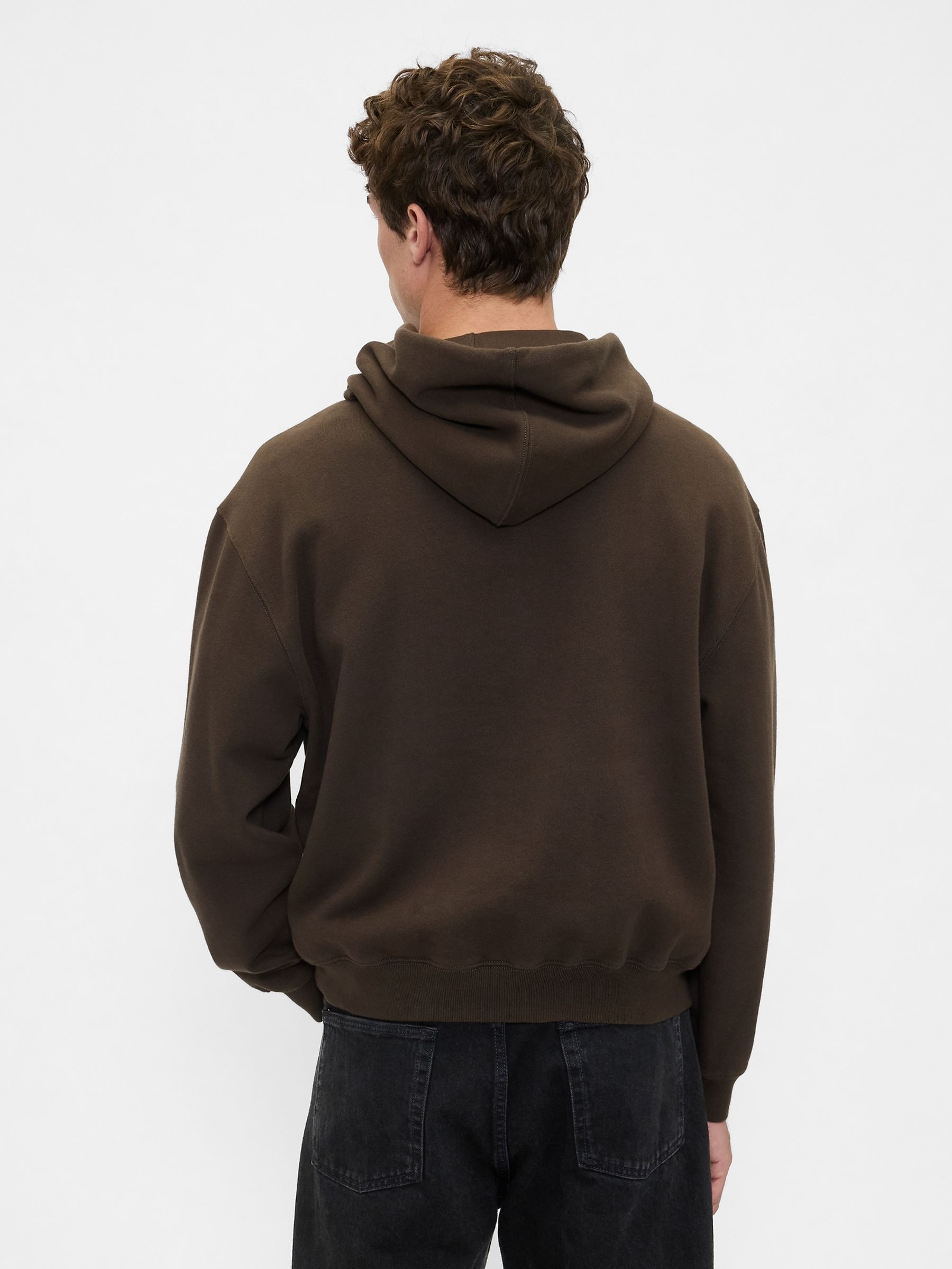 Brown Heavyweight 1969 Logo Hoodie - Image 2 of 4