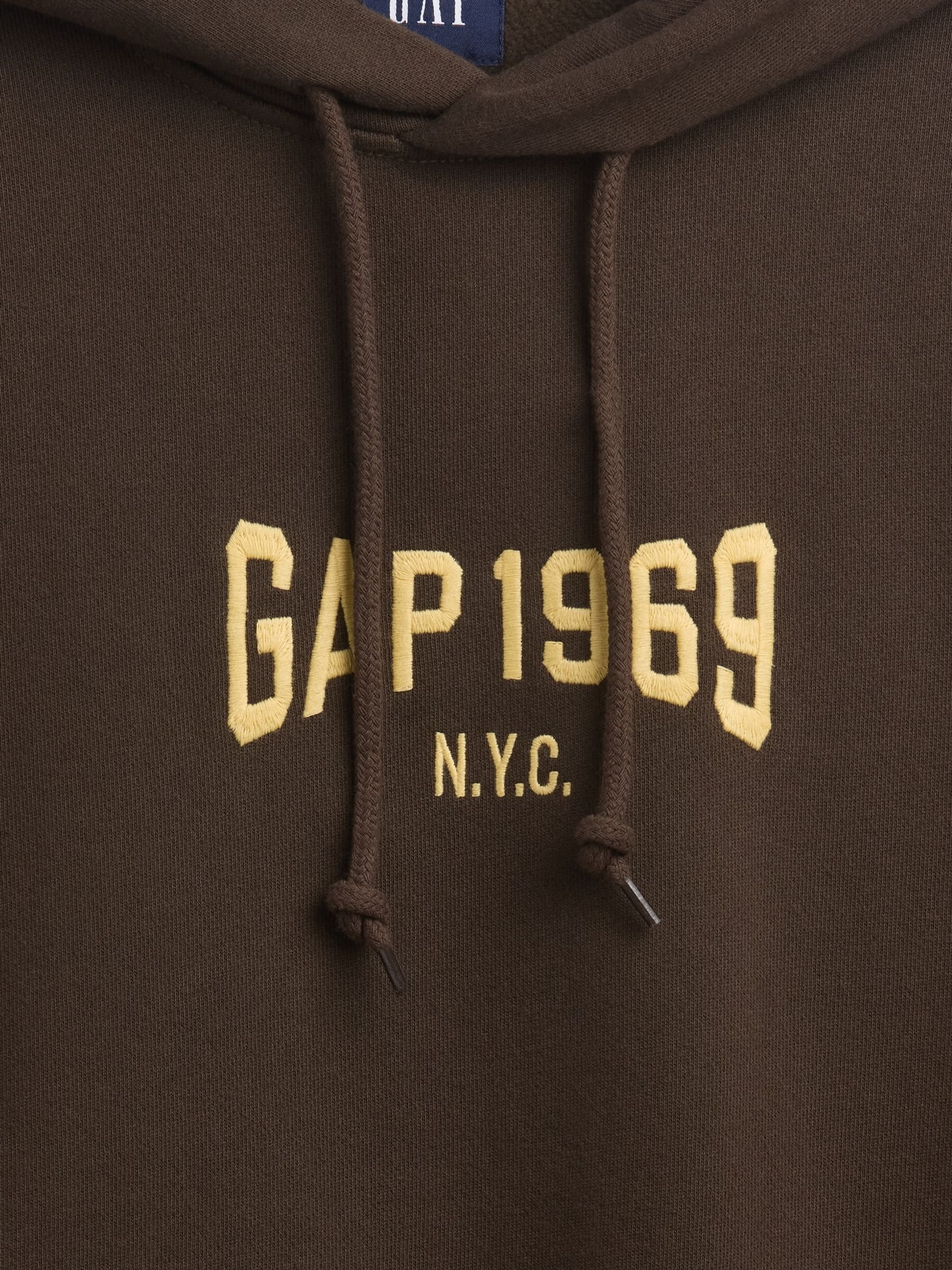 Brown Heavyweight 1969 Logo Hoodie - Image 4 of 4