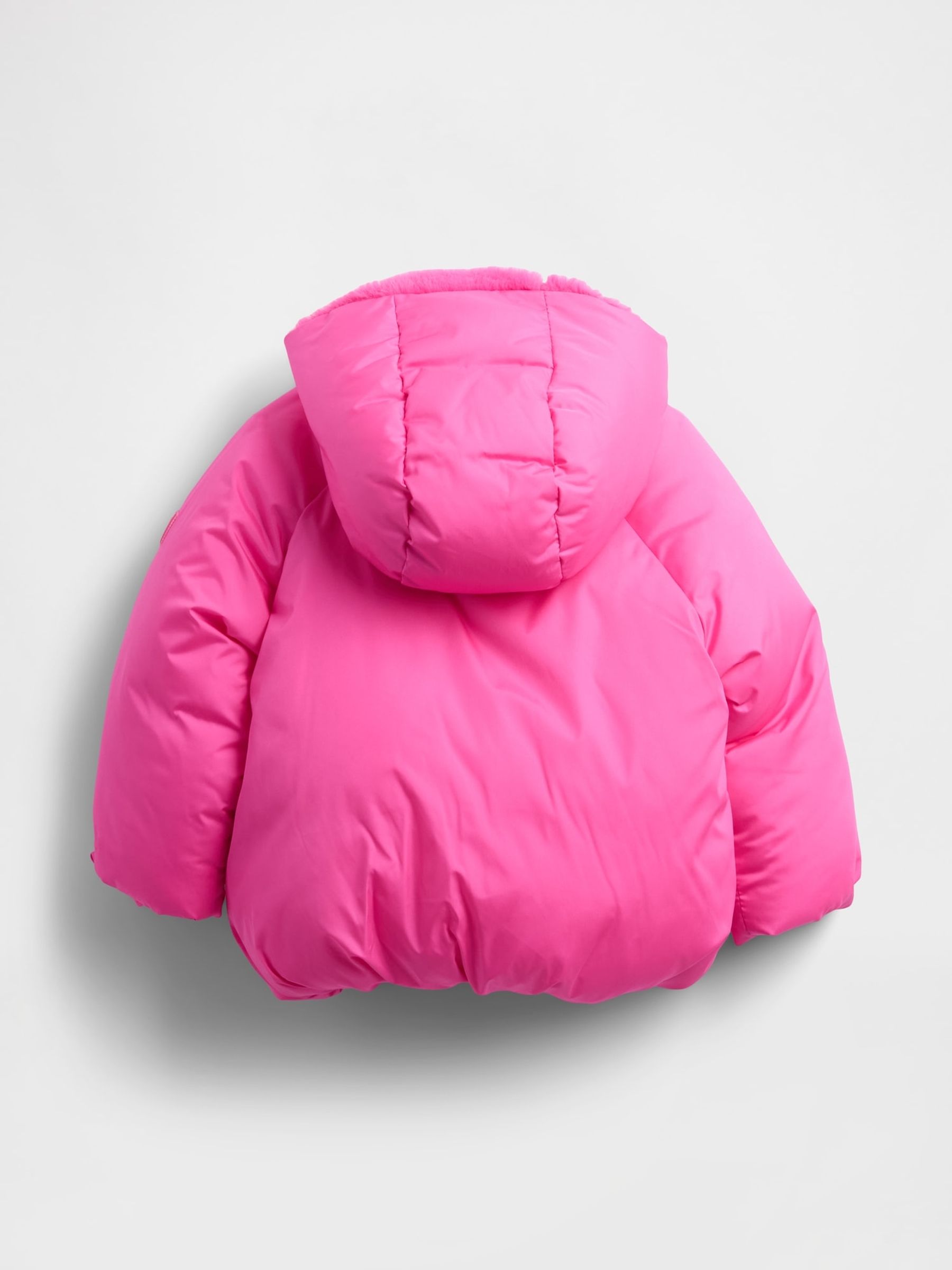 Pink Cosy Puffer Jacket - Image 2 of 3