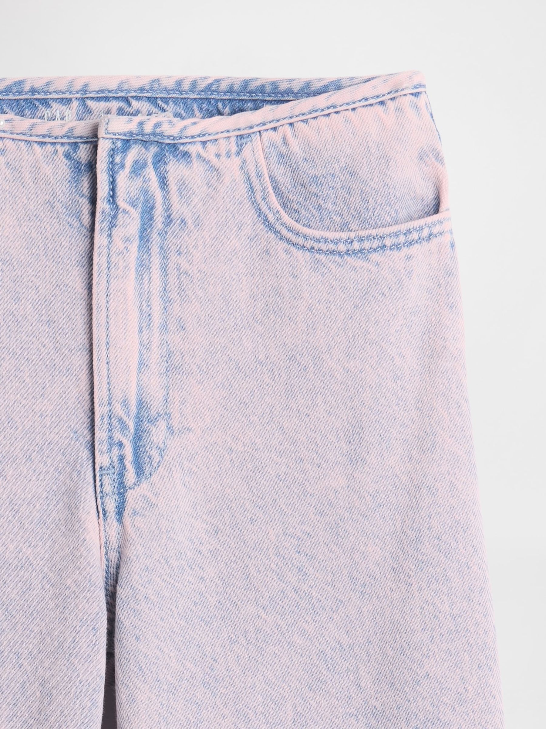 Pink Low Rise Stride Wide-Leg Jeans - Image 5 of 5