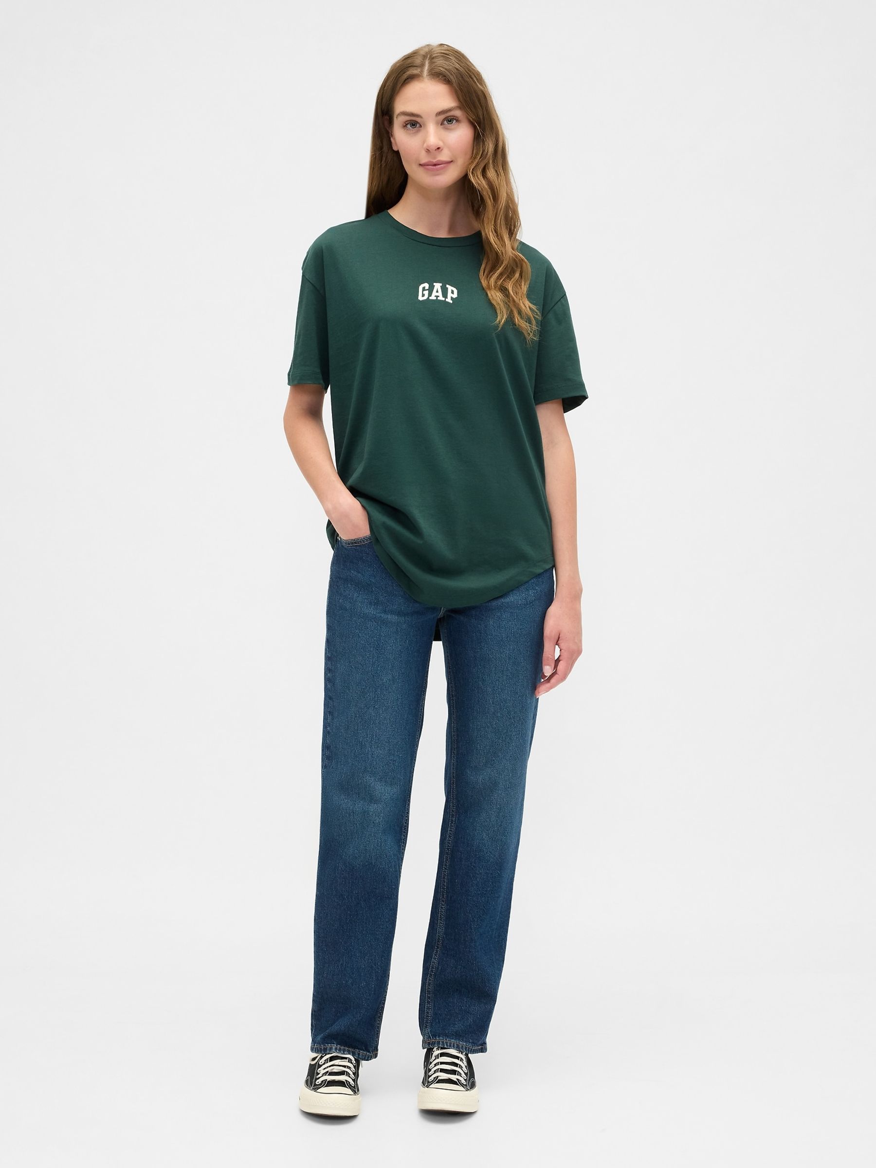 Green Arch Logo T-Shirt - Image 3 of 4