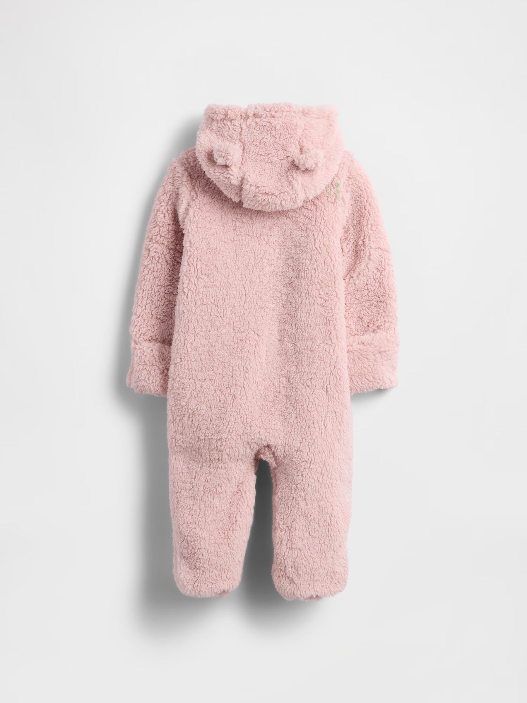 Pink Teddy Sherpa Jacket (Newborn-12mths) - Image 2 of 3