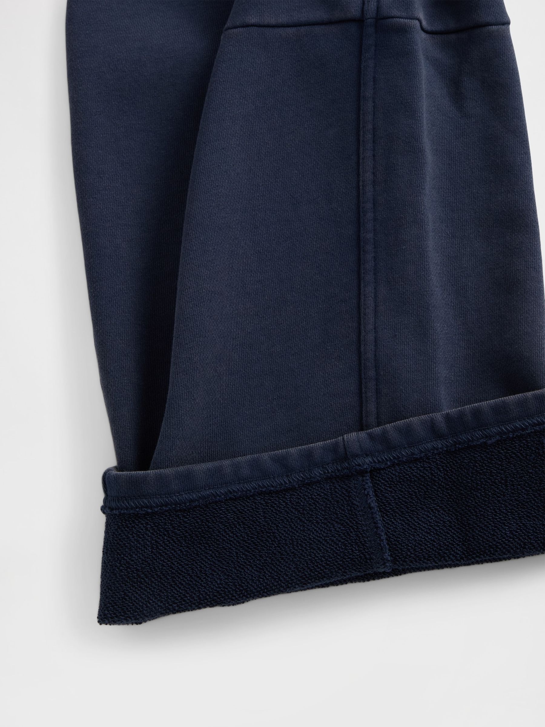 Navy Blue Heavyweight French Terry Barrel Joggers - Image 5 of 5
