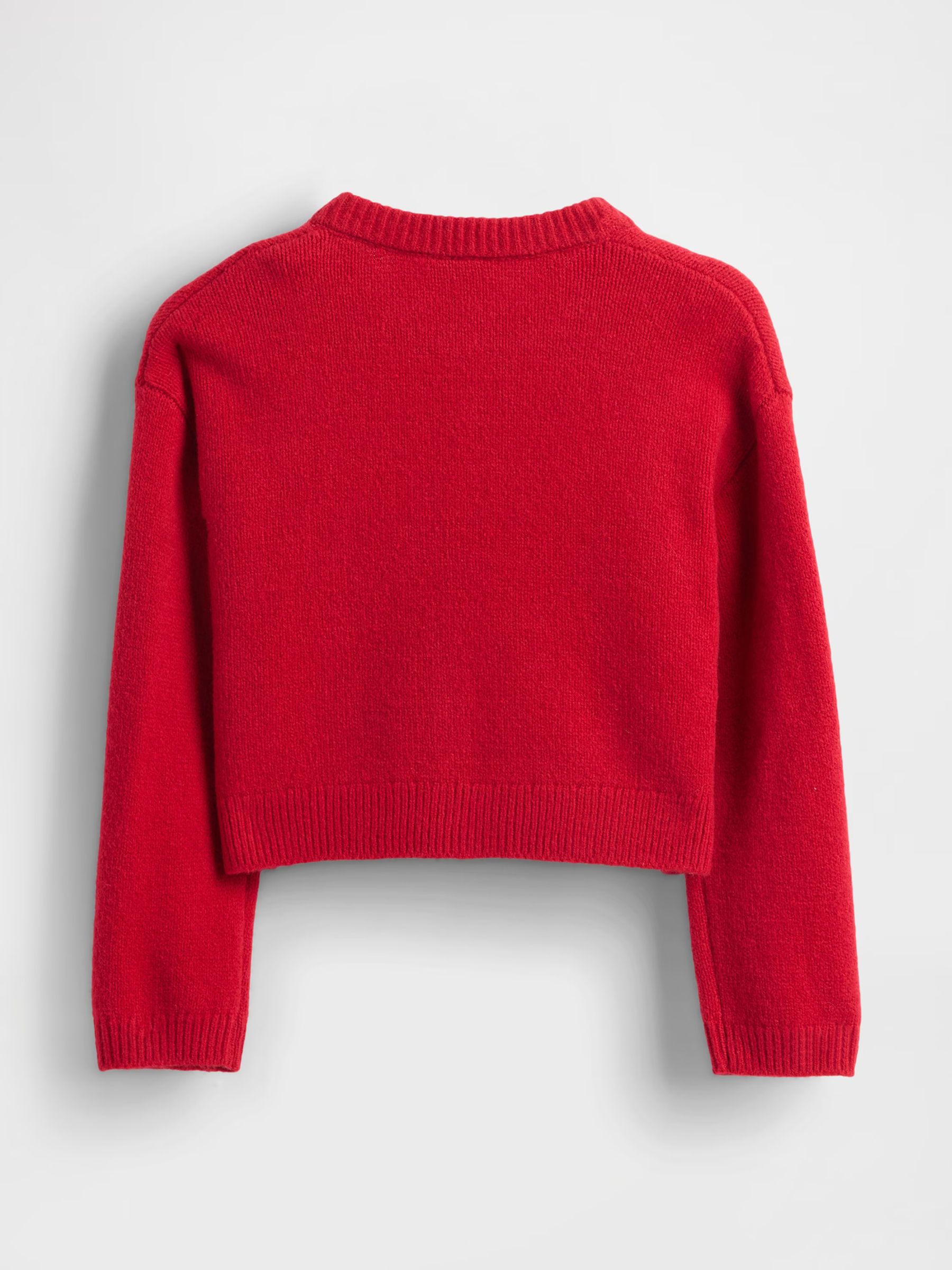 Red Cashsoft Cardigan (6mths-5yrs) - Image 3 of 4