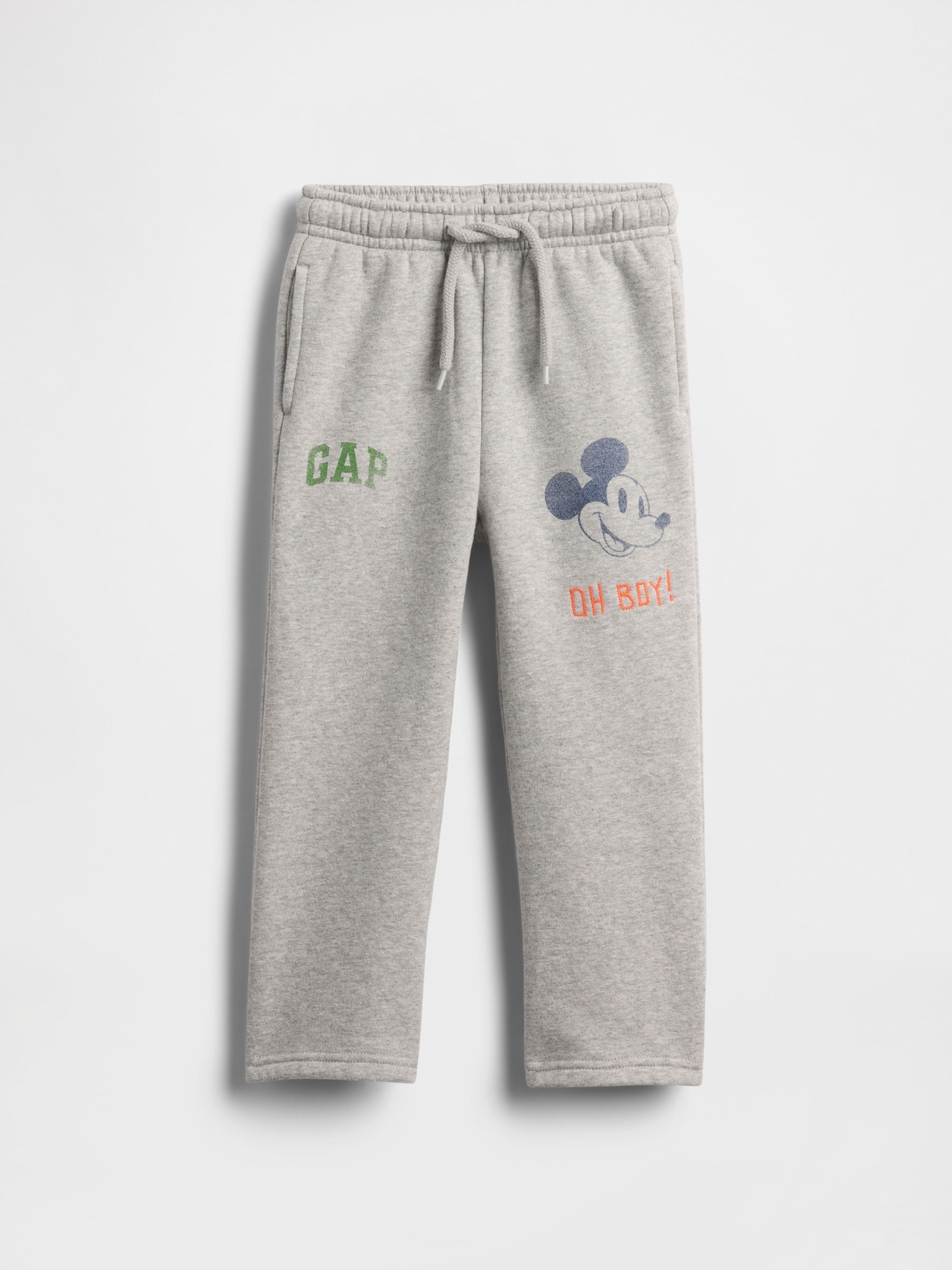 Grey Mickey Mouse Disney Vintage Soft Joggers (6mths-5yrs) - Image 1 of 2