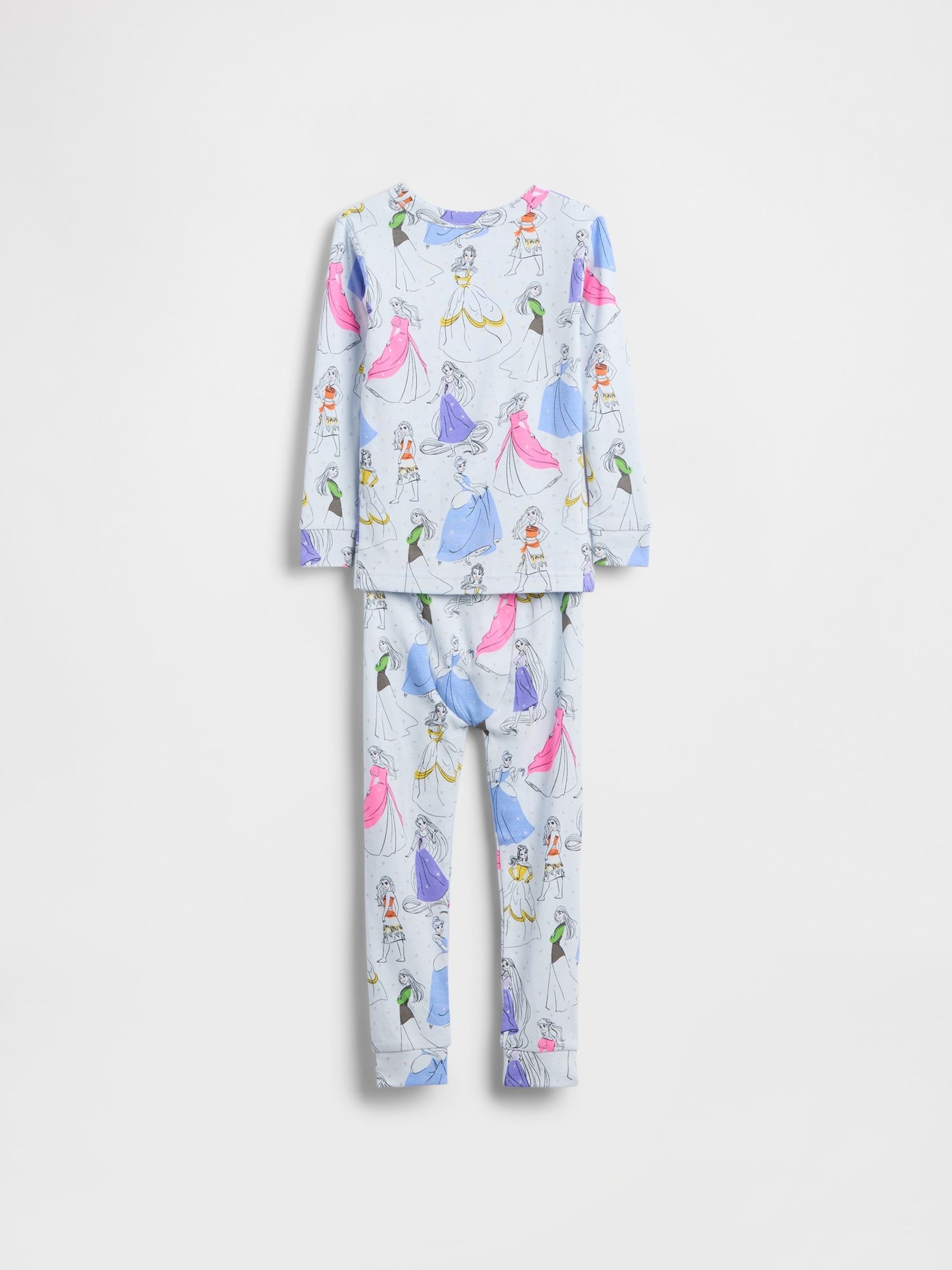 Blue Princess Disney Brushed Cotton Pyjamas Set (6mths-5yrs) - Image 2 of 2