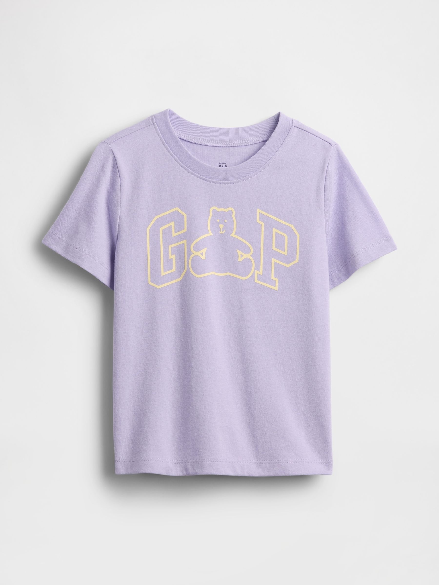 Purple Logo Crew Neck Short Sleeve T-Shirt (6mths-5yrs) - Image 1 of 3