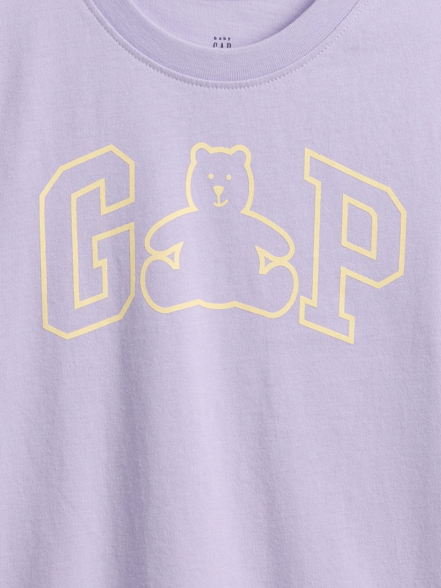 Purple Logo Crew Neck Short Sleeve T-Shirt (6mths-5yrs) - Image 3 of 3