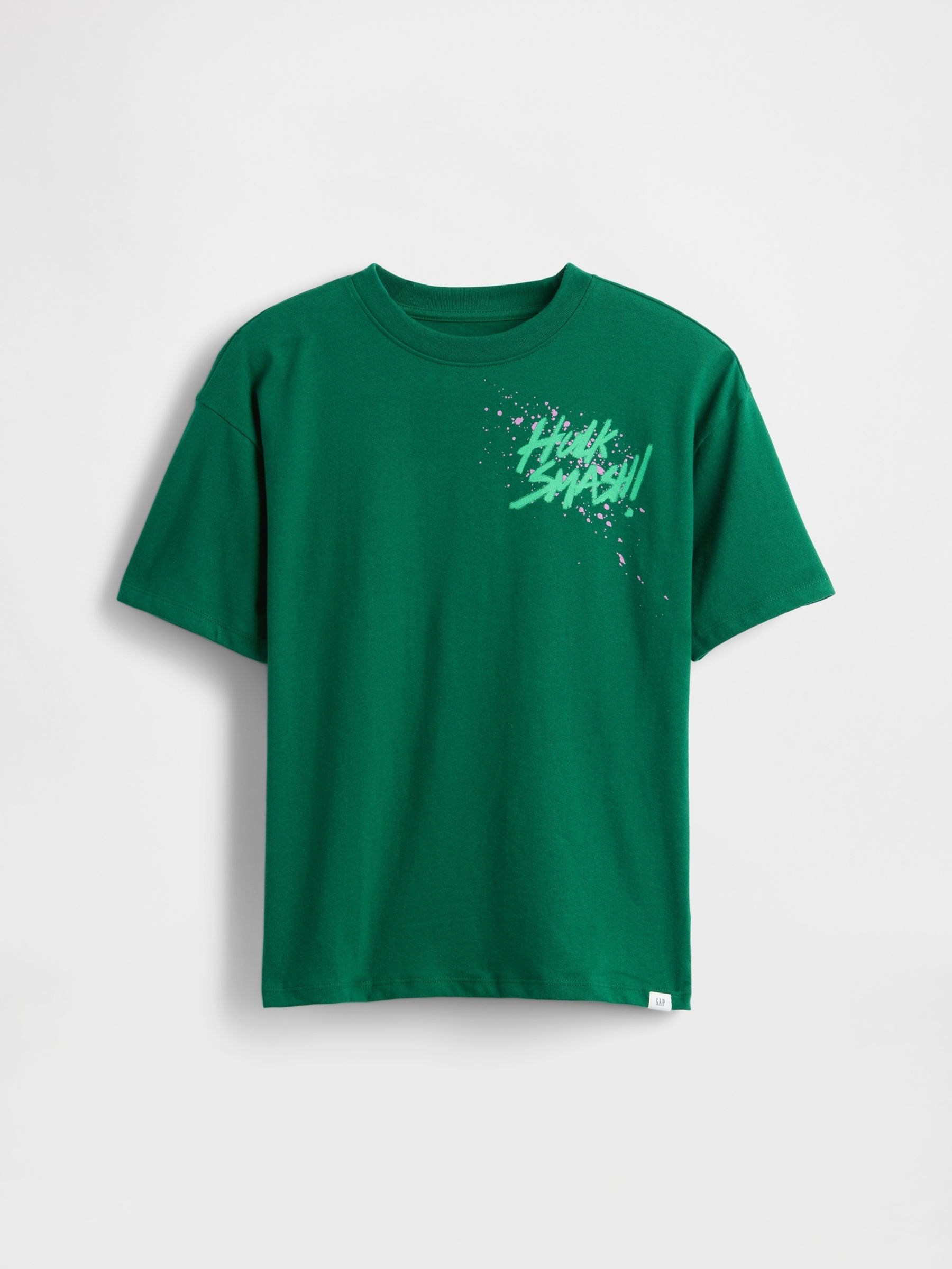 Green Marvel Relaxed Graphic T-Shirt - Image 1 of 6