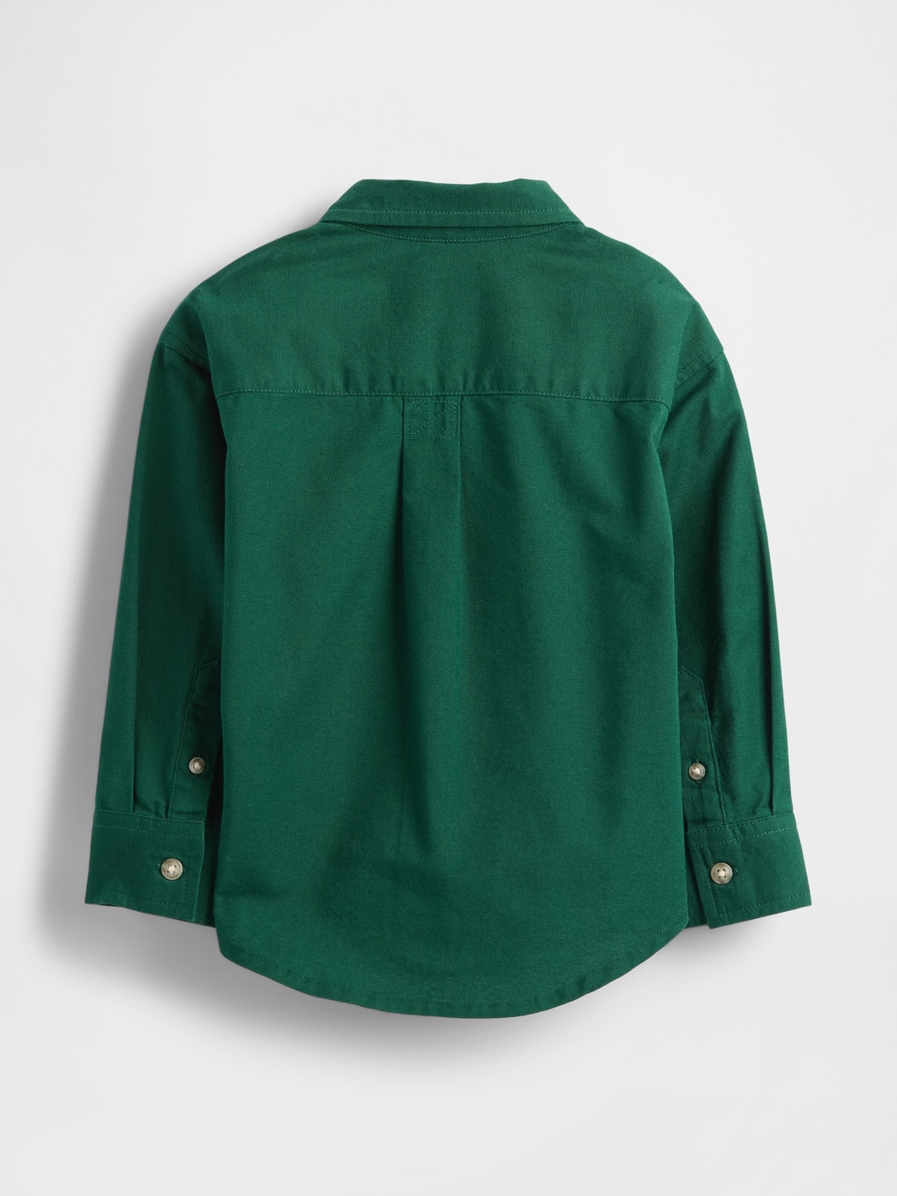 Green Oversized Oxford Shirt (6mths-5yrs) - Image 2 of 2