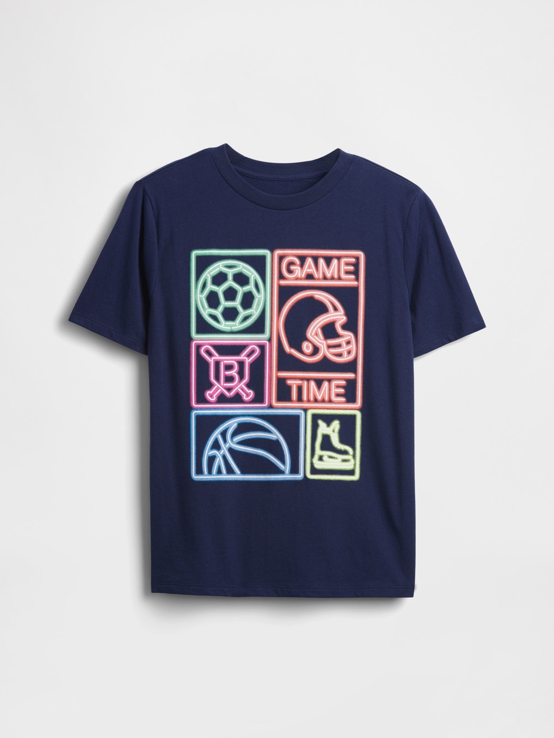 Blue Graphic T-Shirt (4-13yrs) - Image 1 of 2