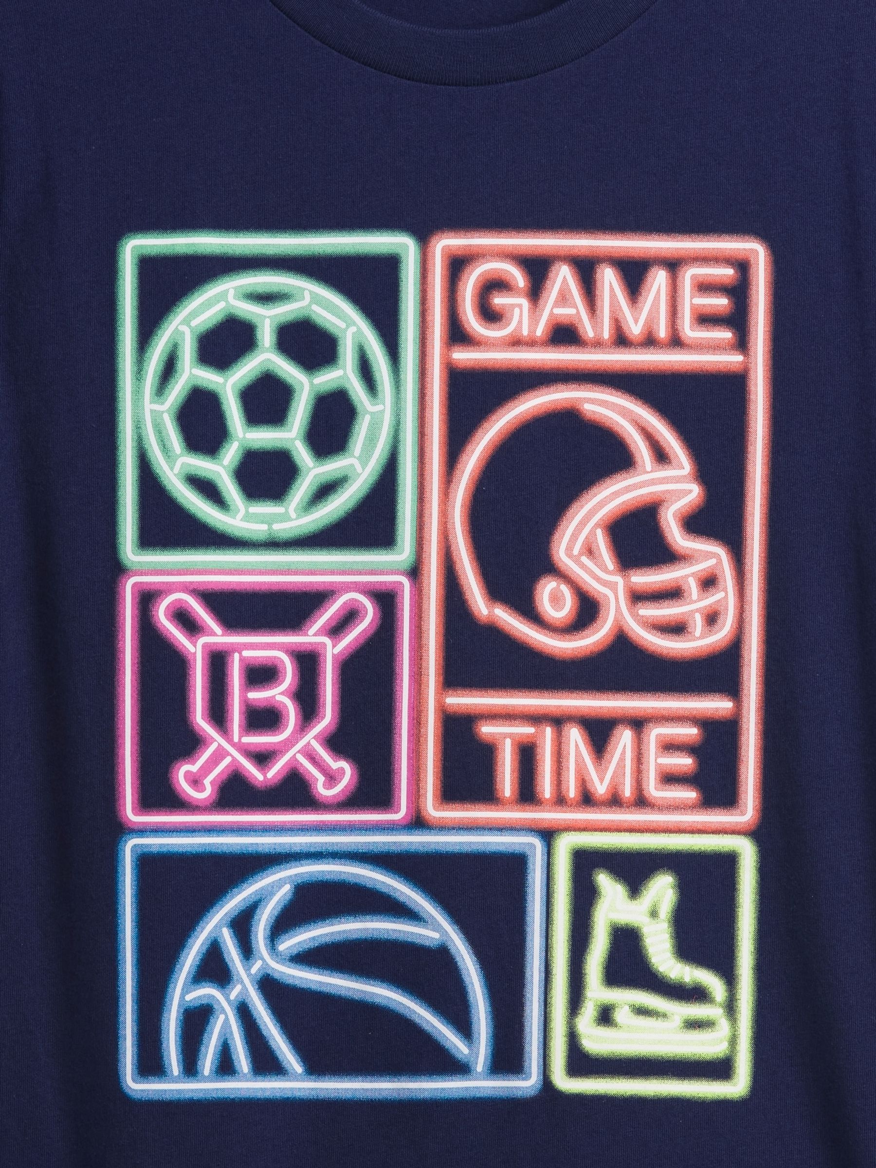 Blue Graphic T-Shirt (4-13yrs) - Image 2 of 2