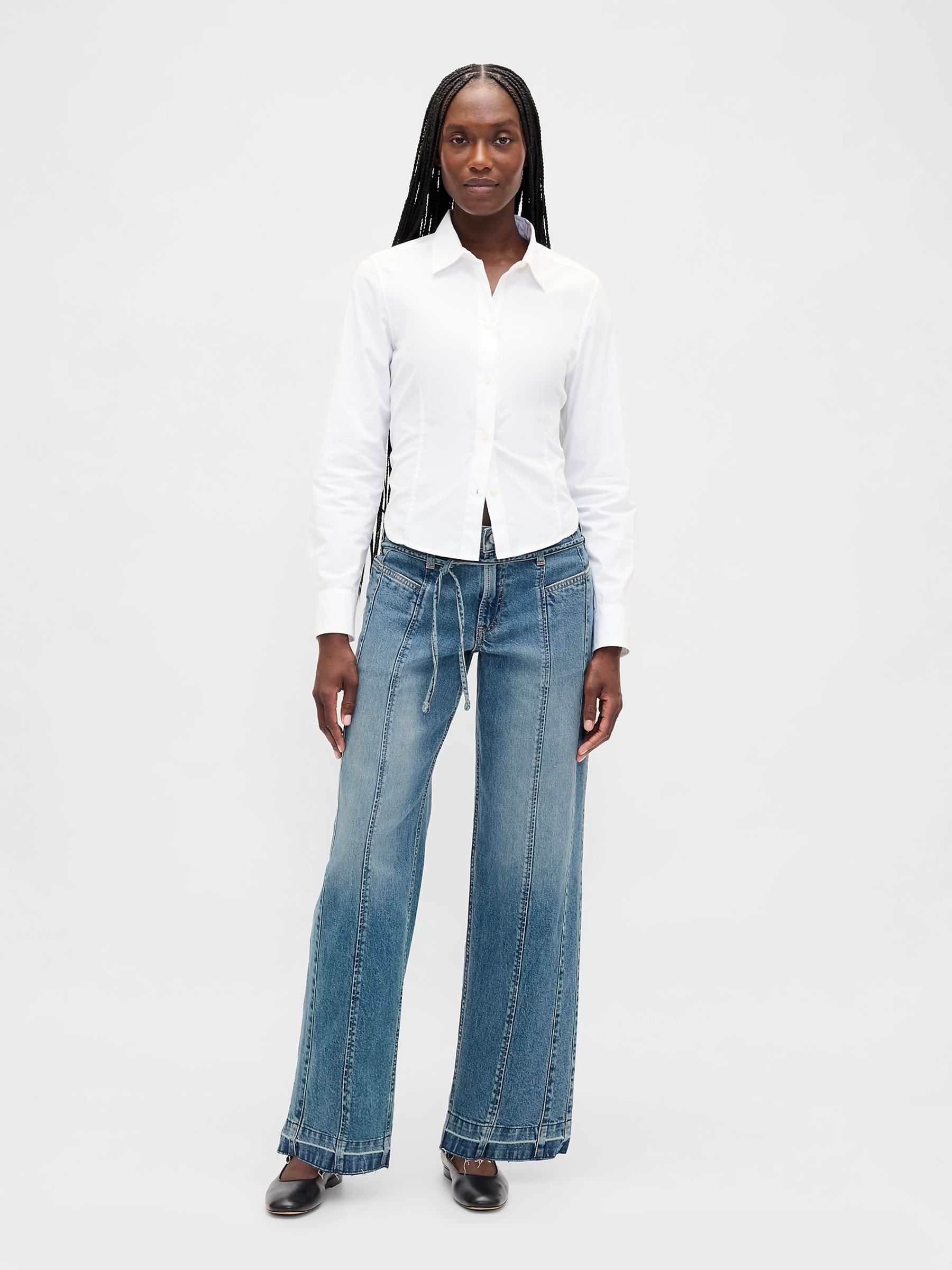 Blue Low Waisted '90s Loose Jeans - Image 4 of 6