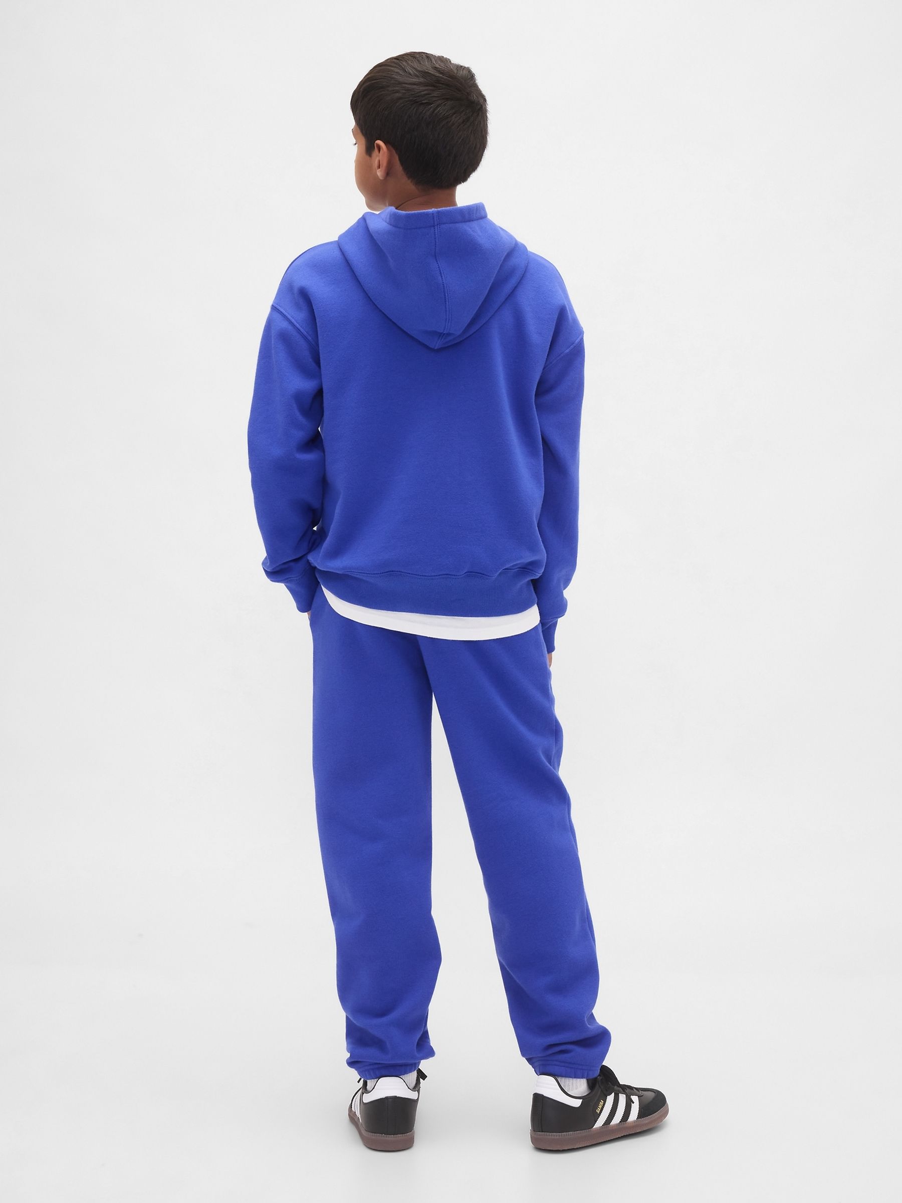 Blue Relaxed Logo Joggers (4-13yrs) - Image 2 of 3 Blue Relaxed Logo Joggers (4-13yrs) - Image 2 of 3