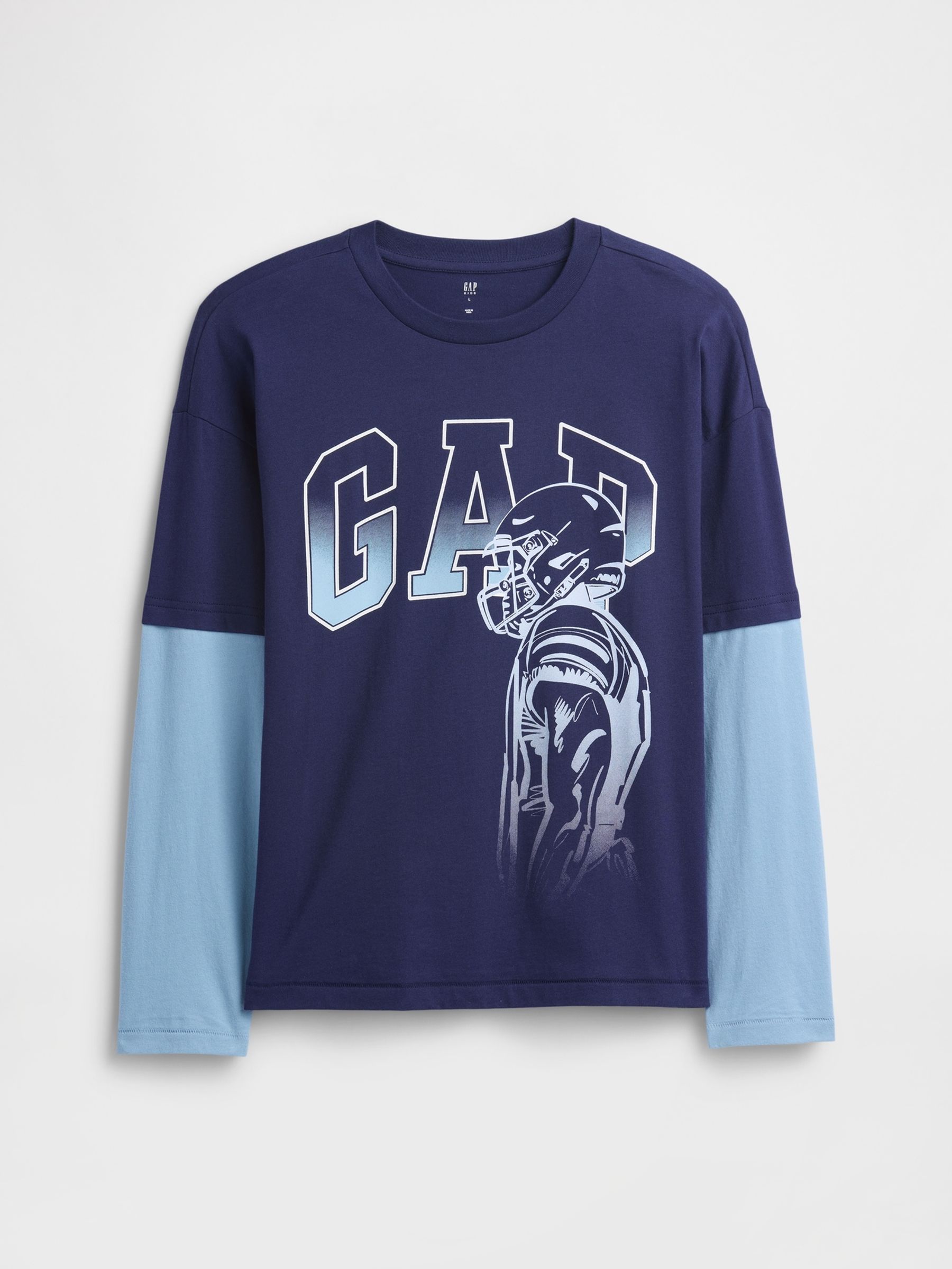 Blue Relaxed Graphic T-Shirt (4-13yrs) - Image 1 of 2
