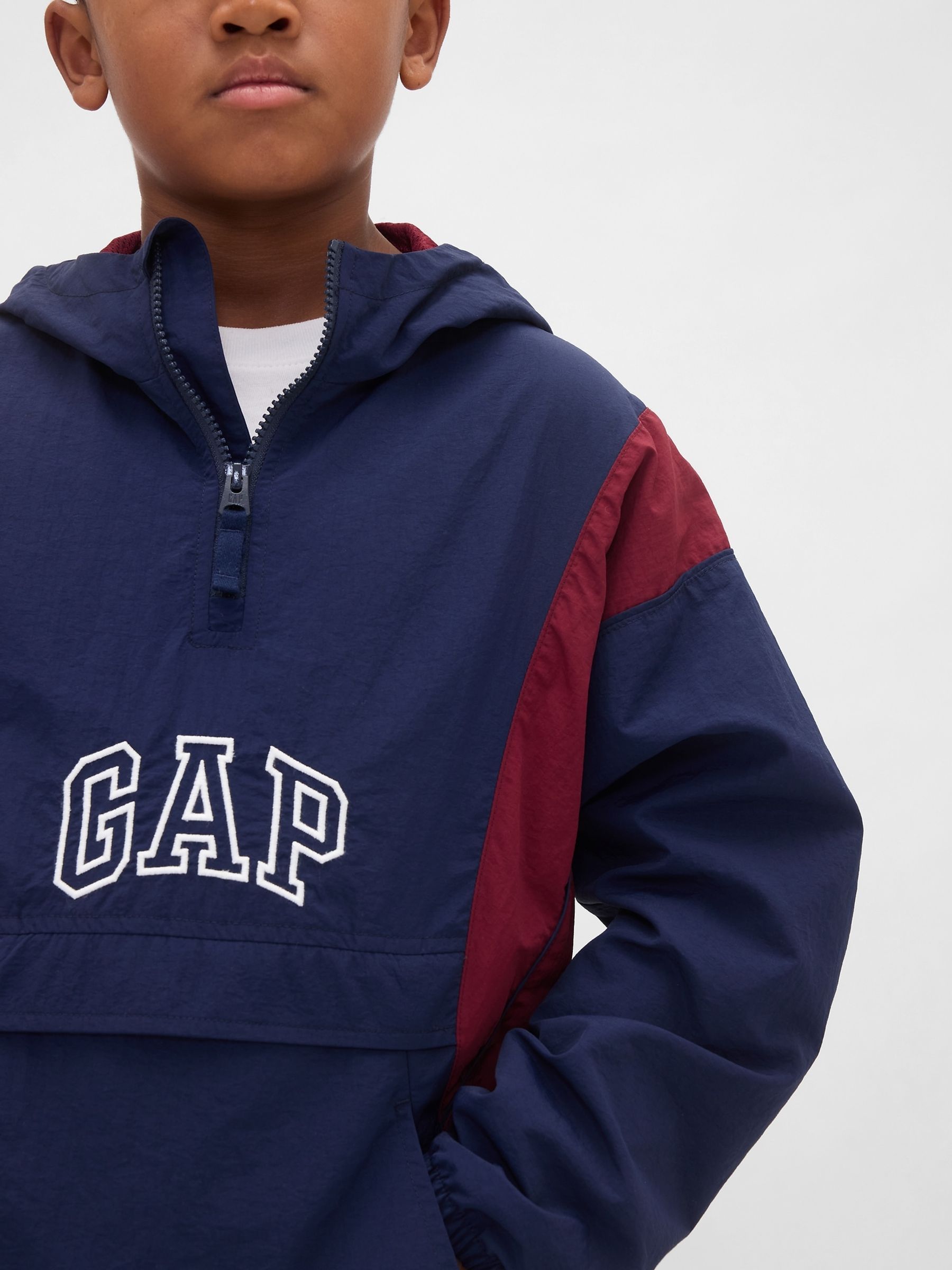 Blue Polyamide Anorak Jacket (4-13yrs) - Image 4 of 5