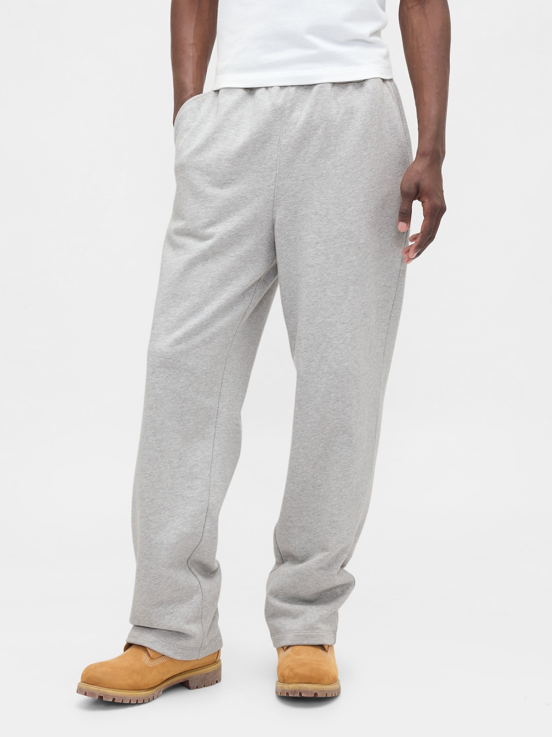 Grey Heavyweight Relaxed Joggers - Image 1 of 5